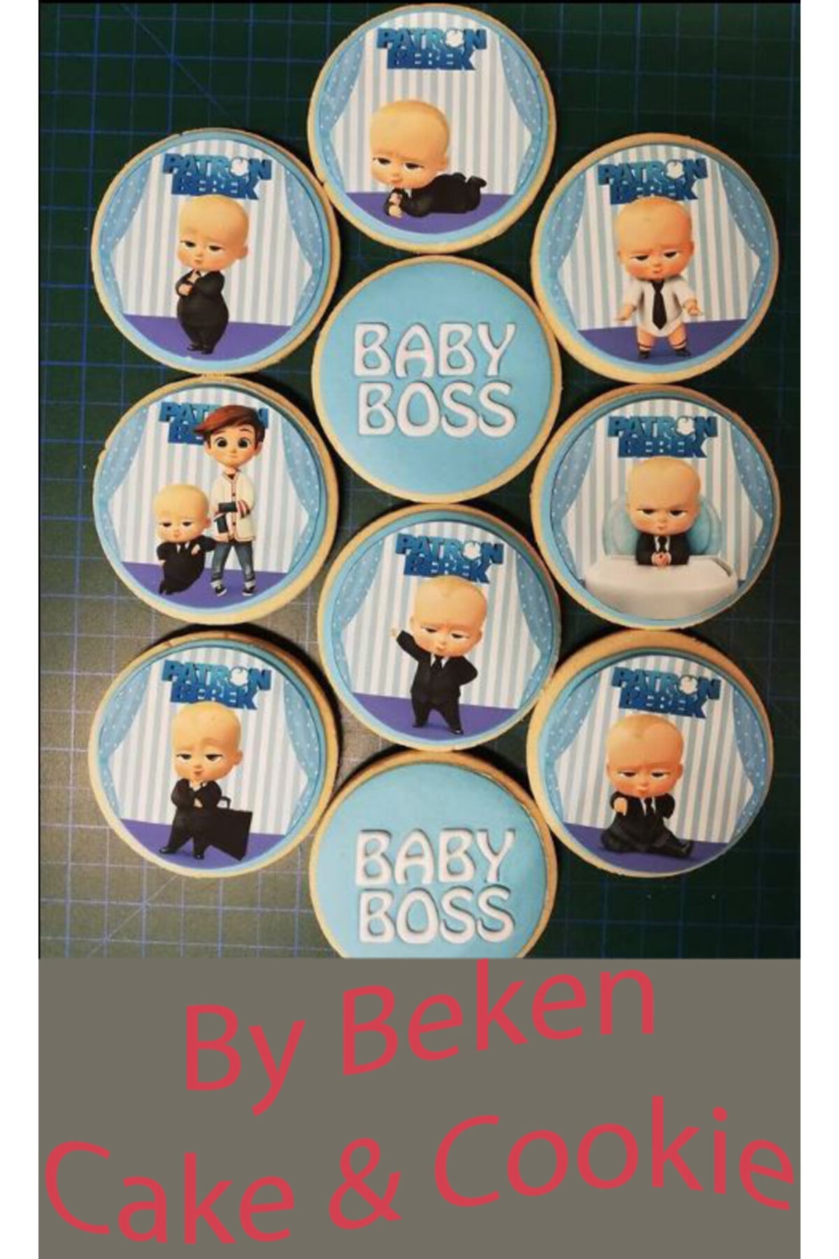 By Beken Cake Patisserie Baby Boss Kurabiye 10 Adet