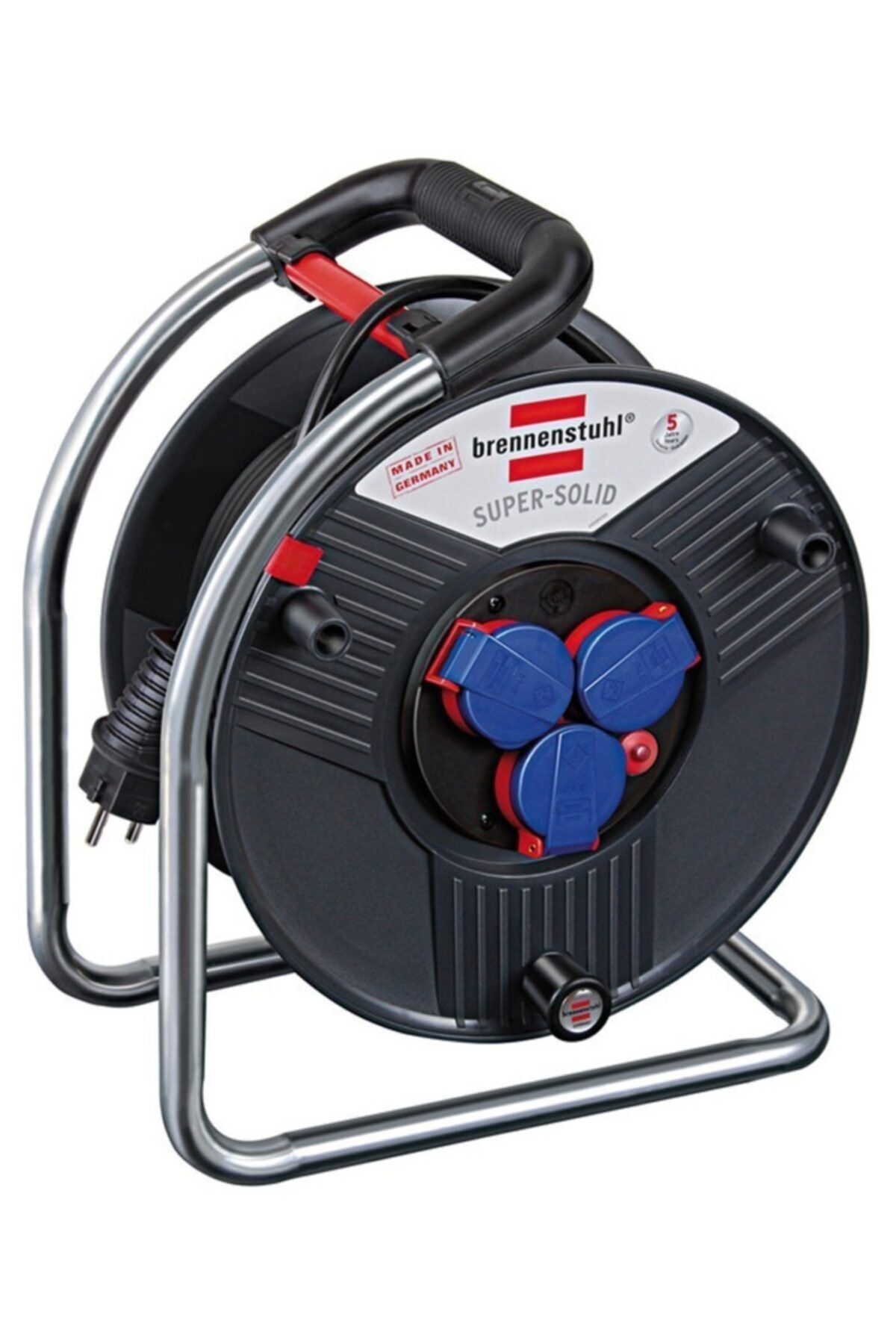 Brennenstuhl Super Solid Serisi Ip44 Lisanslı 3 Soketli 40 Metre Makaralı Kablo