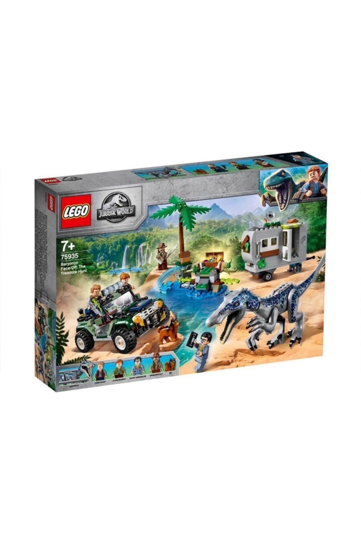 LEGO Jurassic World Baryonyx Karşılaşması Hazine Avı 75935