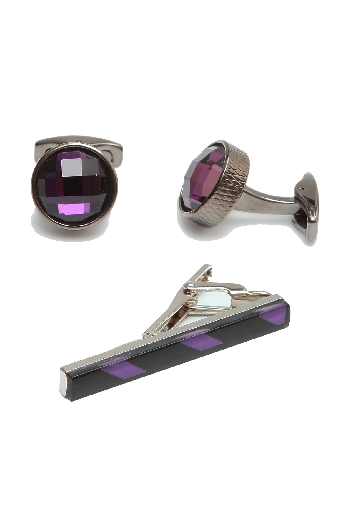 Esgue Kol Düğmesi & Kravat Iğnesi Hediye Seti