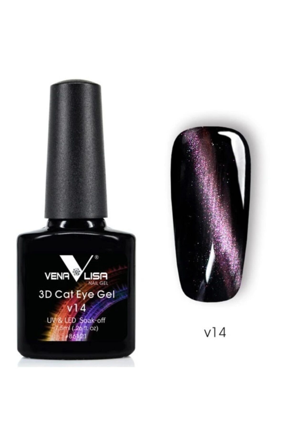 Venalisa 3d Cat Eye Kedi Gözü Magnet Kalıcı Oje 7.5 ml Kod:v14
