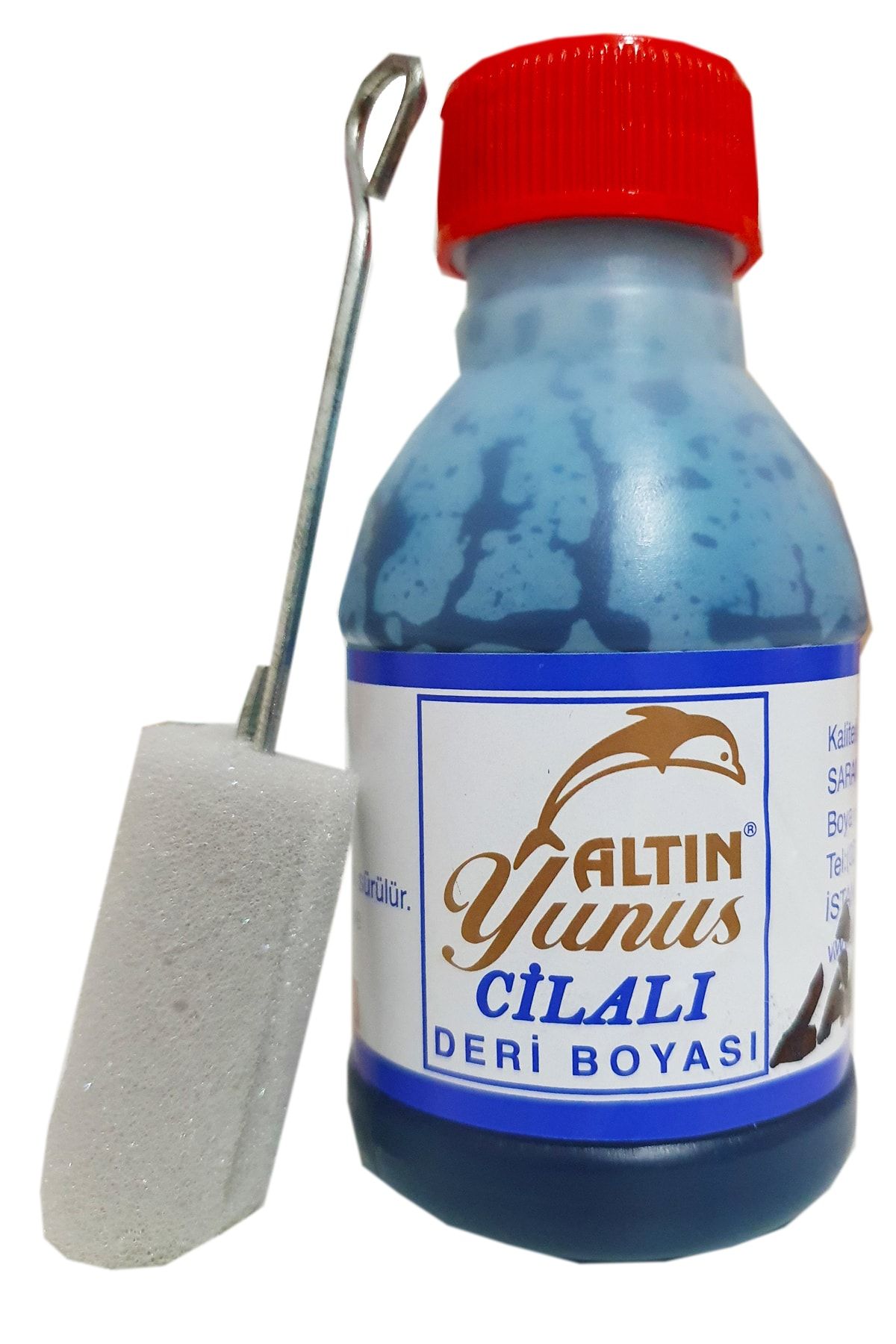 ALTINYUNUS Lacivert Cilalı Süngerli Deri Boyası 100 ml