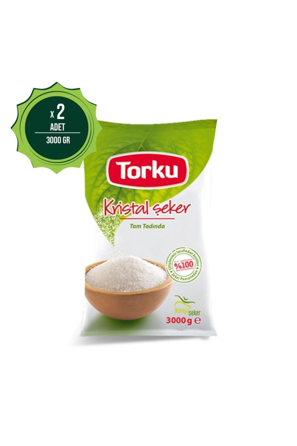 Torku Toz Şeker 3 Kg X2