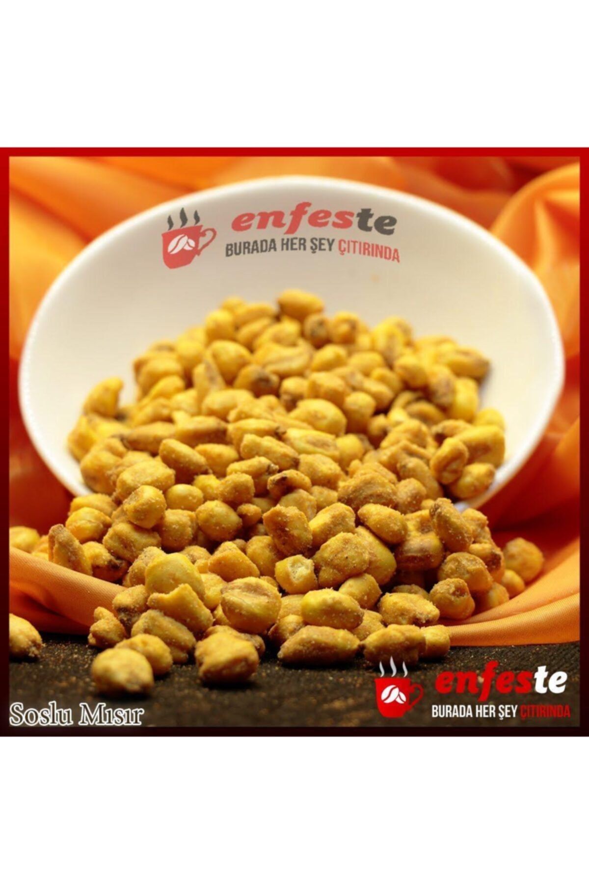 ENFESTE KURUYEMİŞ Soslu Mısır ( Gold ) Iri 500 gr