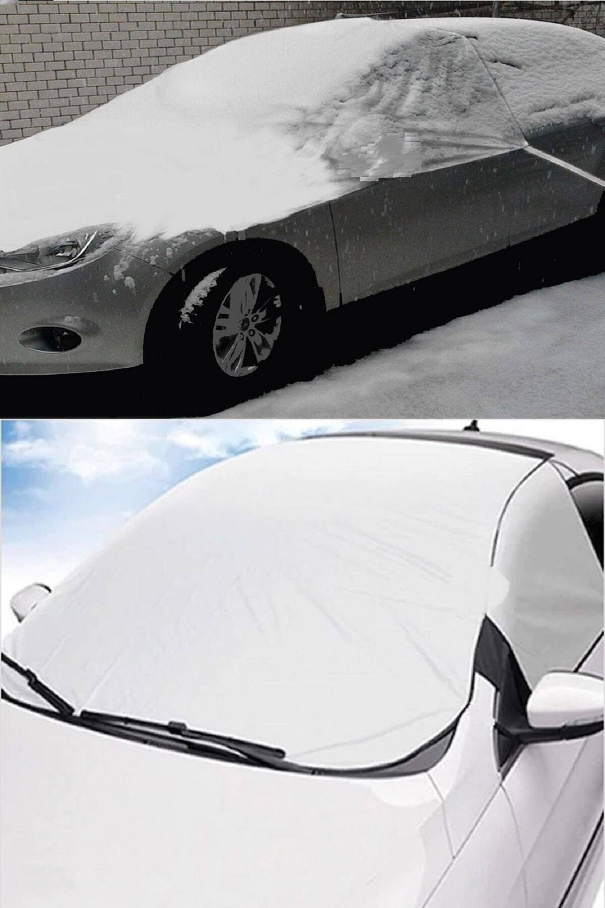 AutoEN Ford Focus 2 Hb Uyumlu Buzlanma Önleyici Oto Ön Cam Brandası Buz Koruyucu
