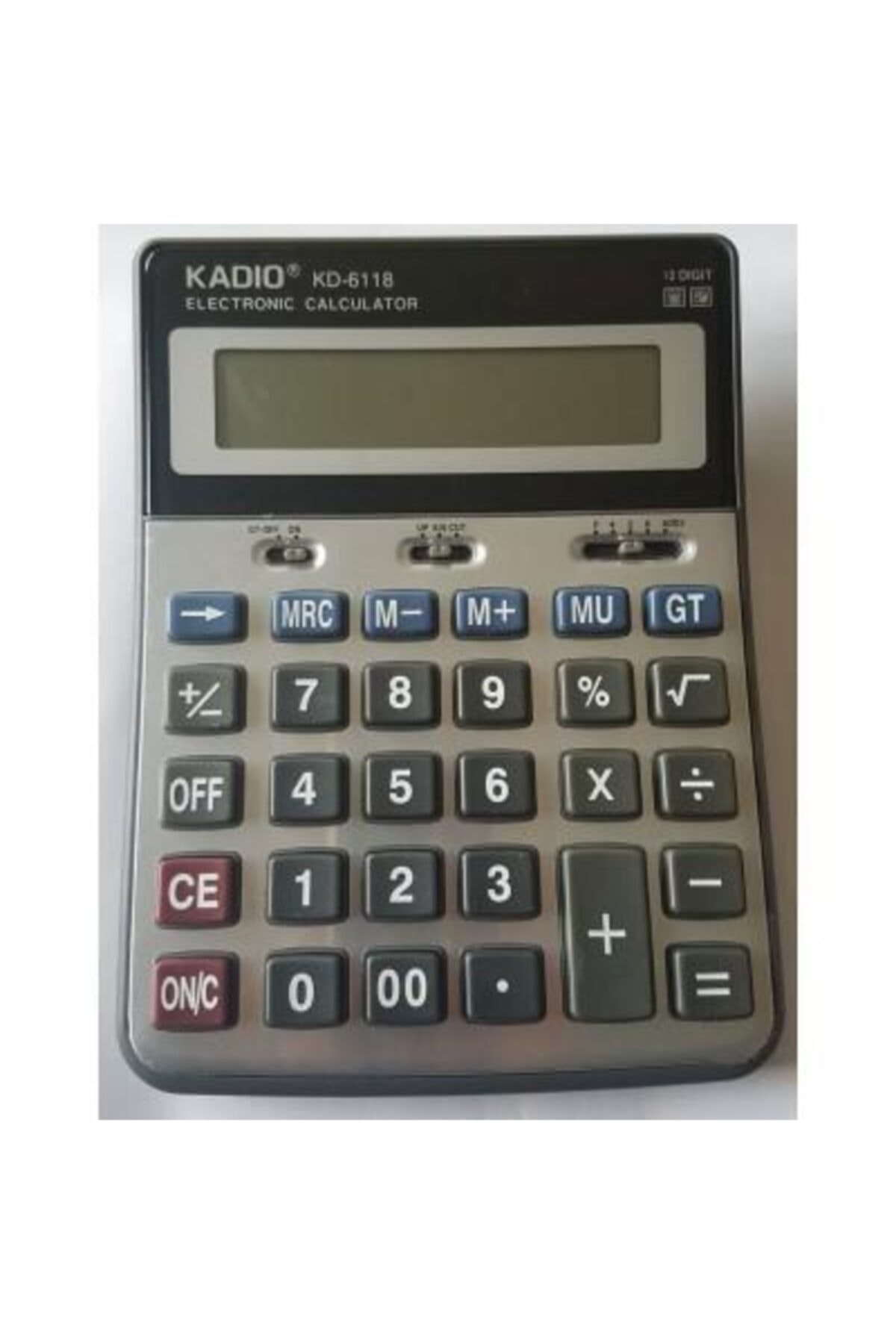 AsPazar Kadio Kd-6118 12 Haneli Büyük Boy Hesap Makinesi
