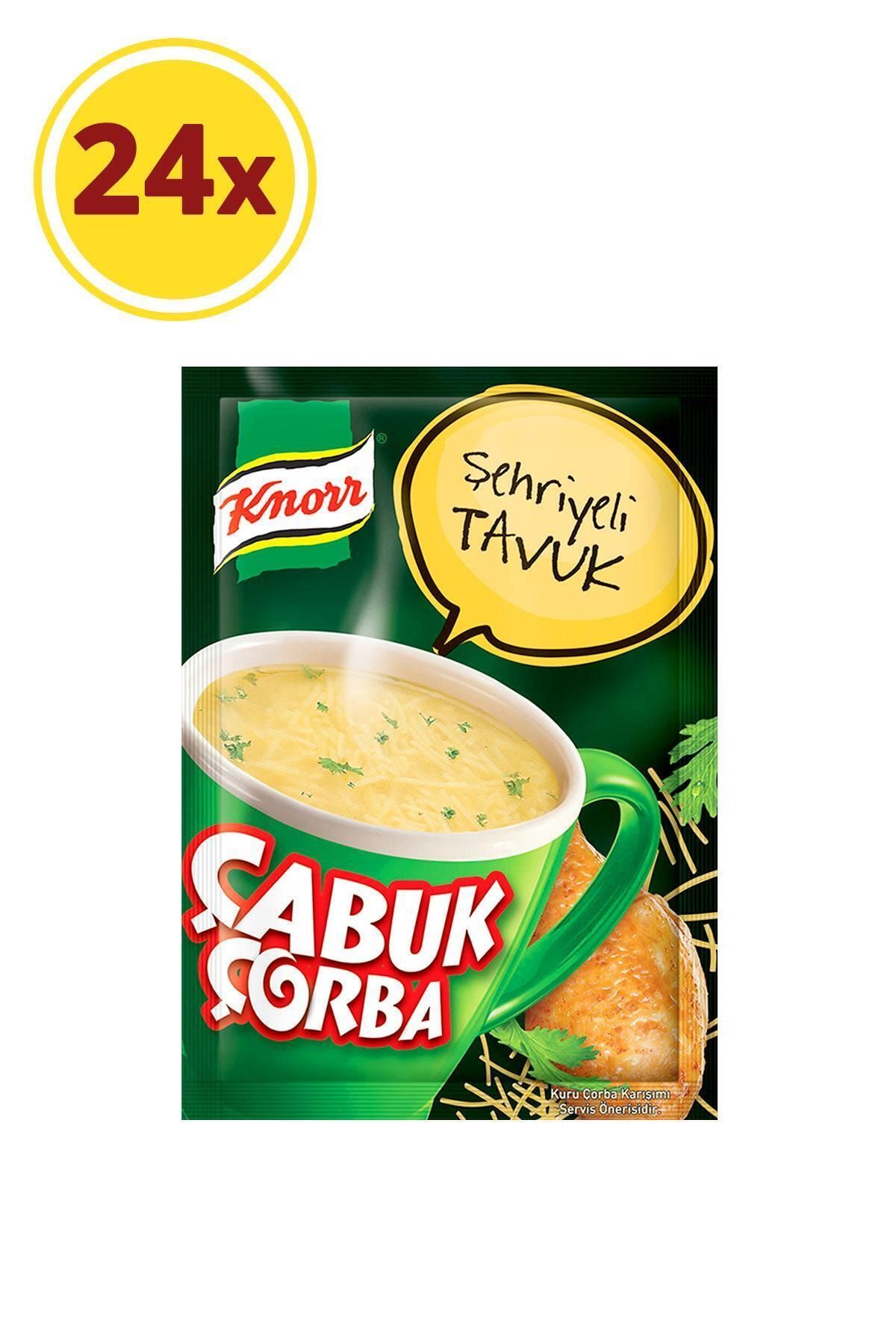 Knorr Şehriyeli Tavuk Çabuk Çorba 17 Gr X 24 Adet
