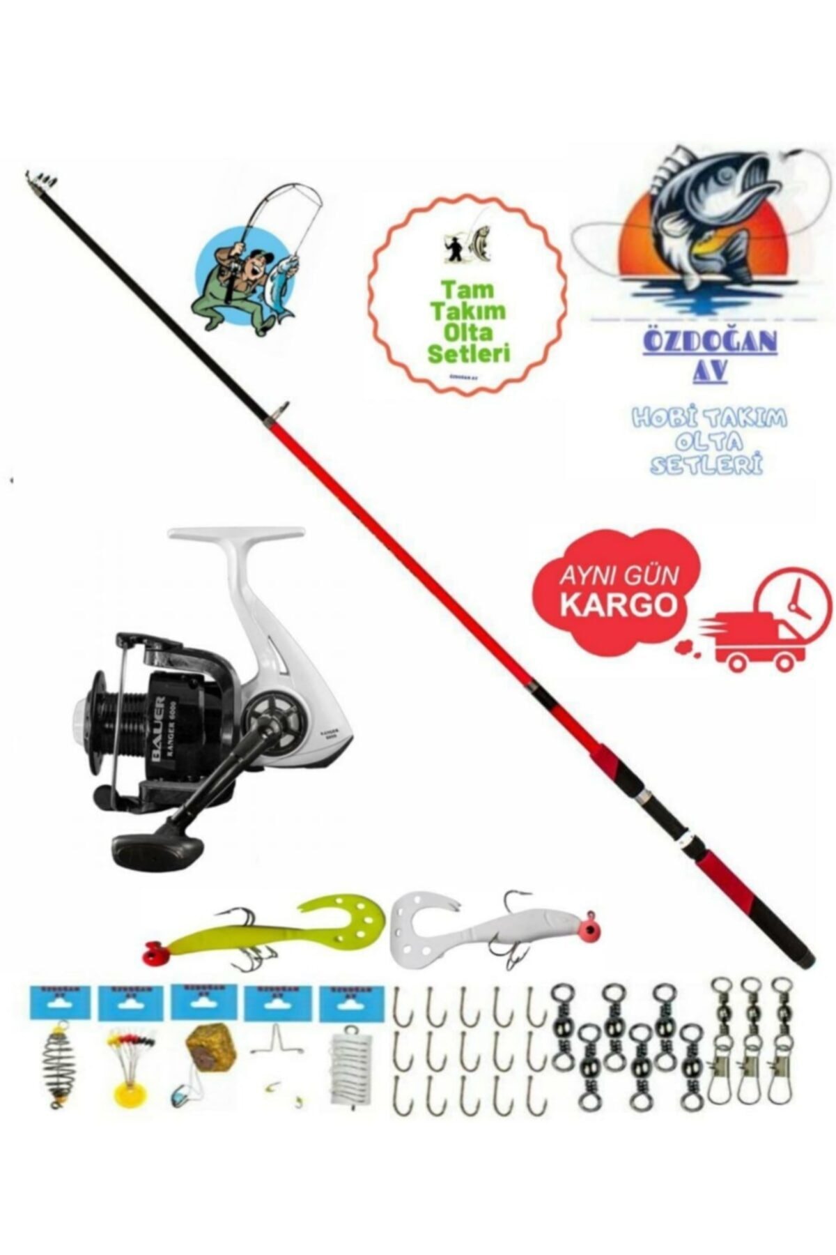 Remixon Speed 300 Cm Kamış &bauer Ranger Makina Yeni Sezon Olta Seti