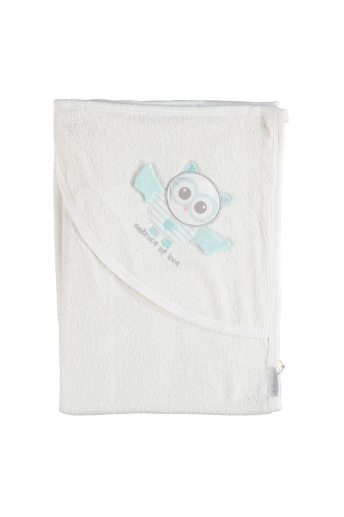 Bibaby Unisex Bebek Yeşil Owl Örme Silgi Havlu 66257