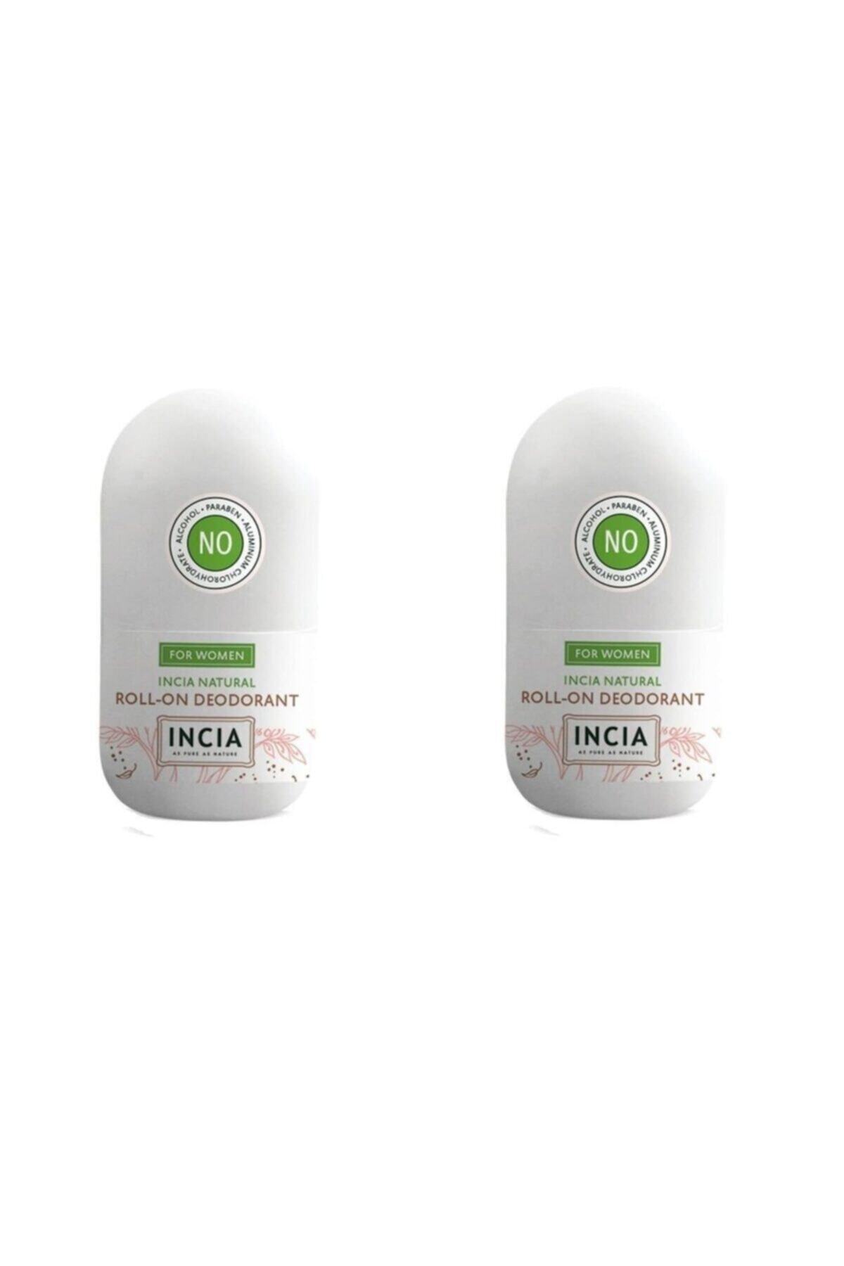 Incia Doğal Roll-on Deodorant Kadınlar Için 50 ml X 2 Adet