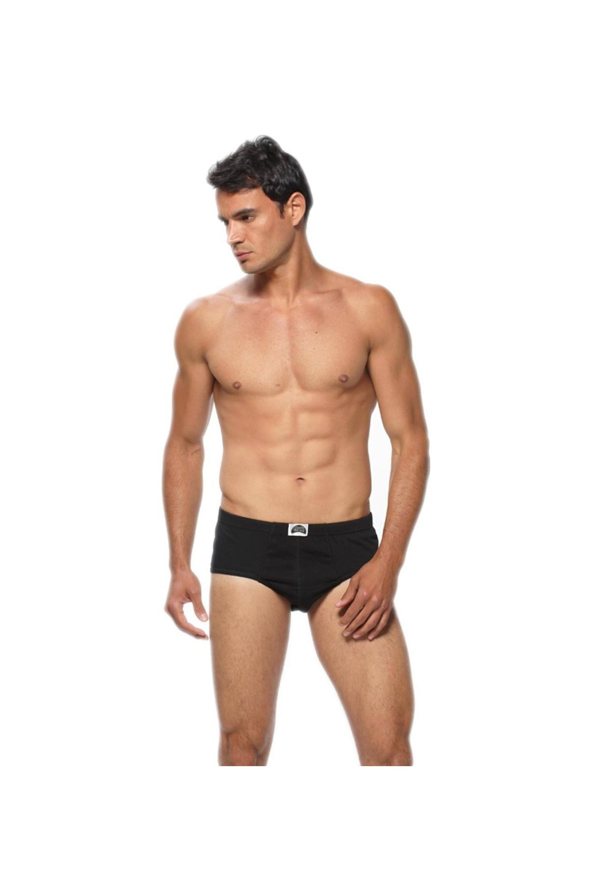 GÜMÜŞ 12 Adet Siyah Renk Slip Külot