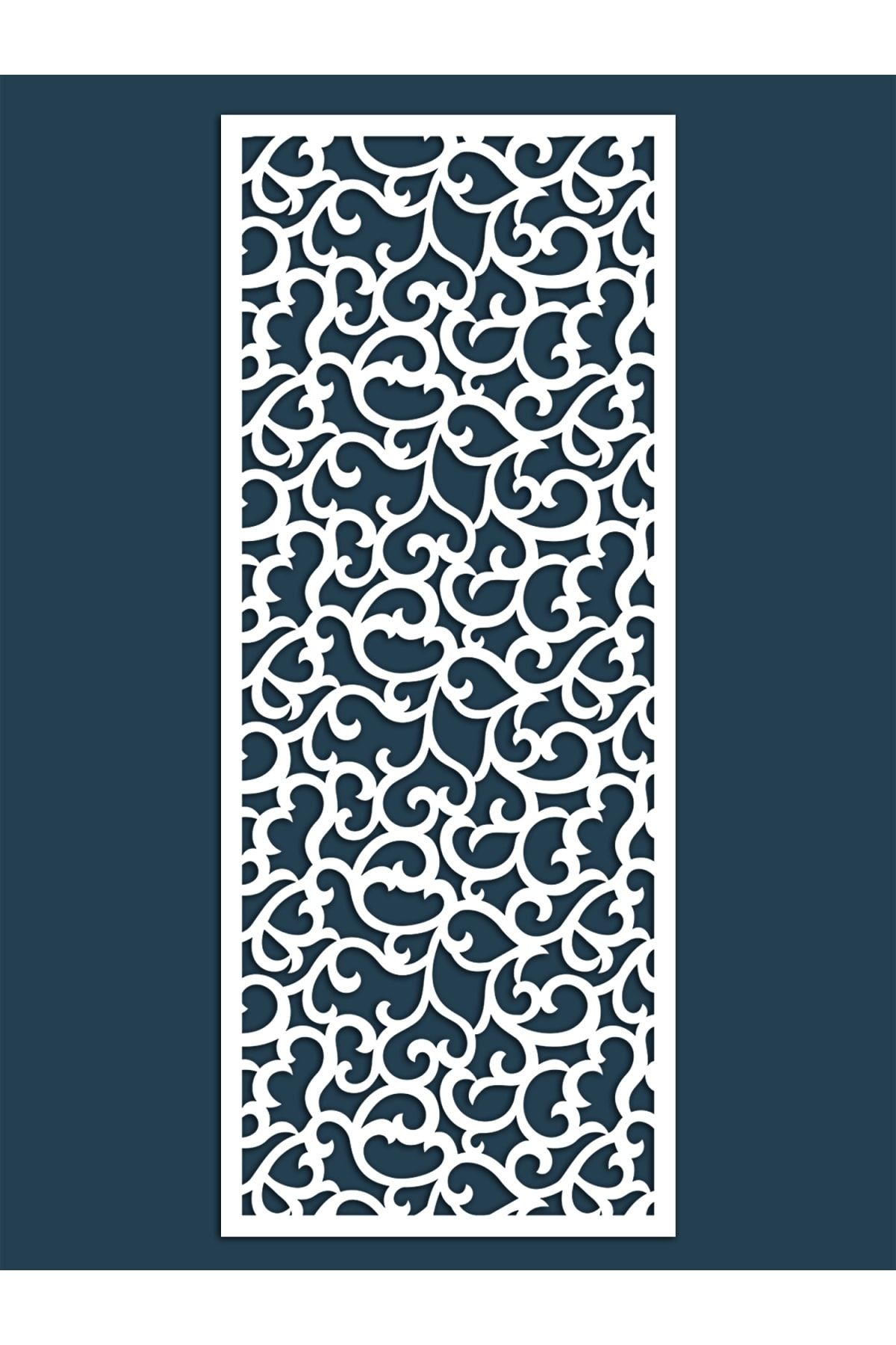 Liar Dekor Liar Ahşap Seperatör (Paravan) - KSP-207 - (10 mm) - (100 cm x 210 cm) - (Beyaz)