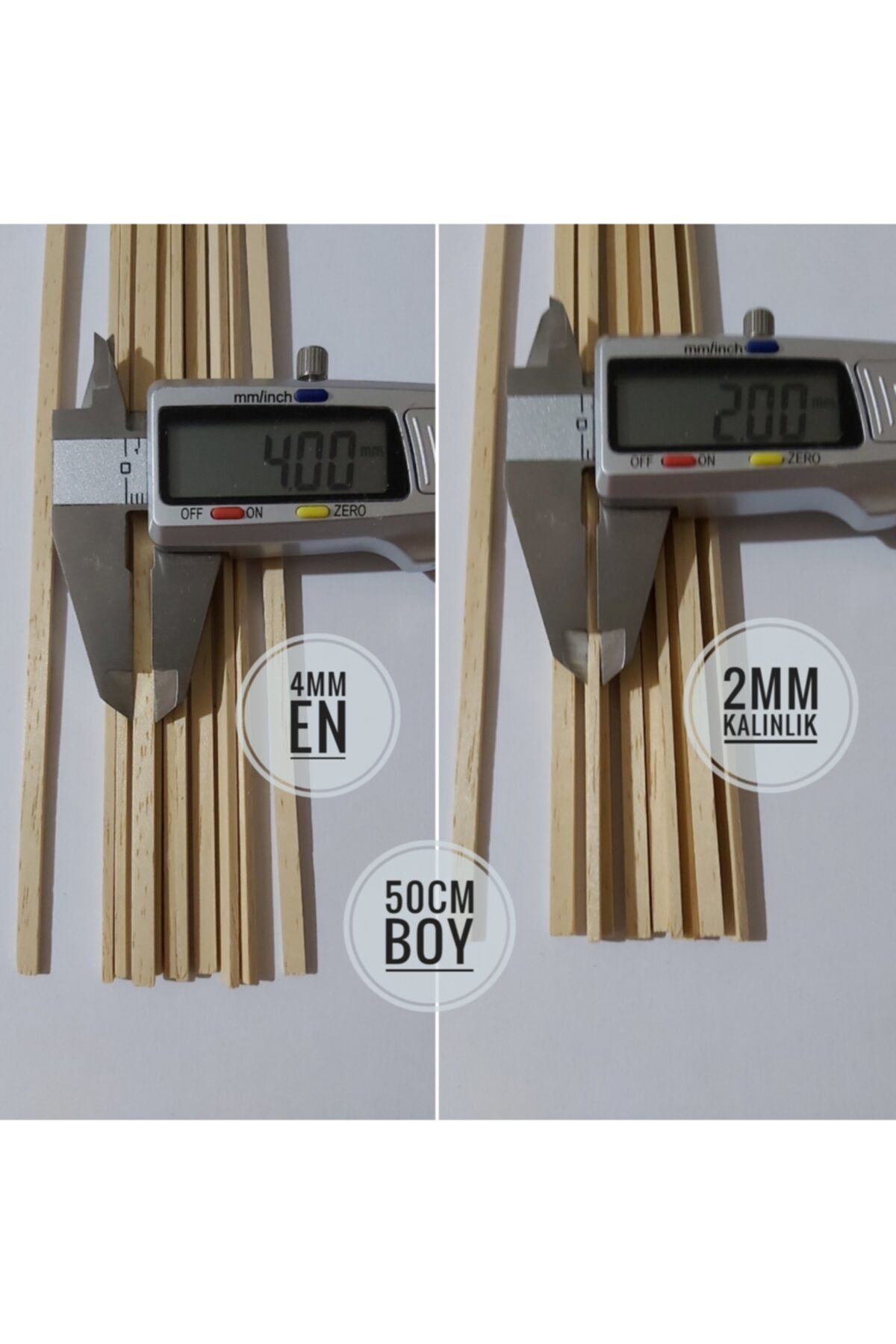 Özdemir Mobilya Ayous Ahşap Maket Çıtası 2mmx4mmx500mm 10 Adet