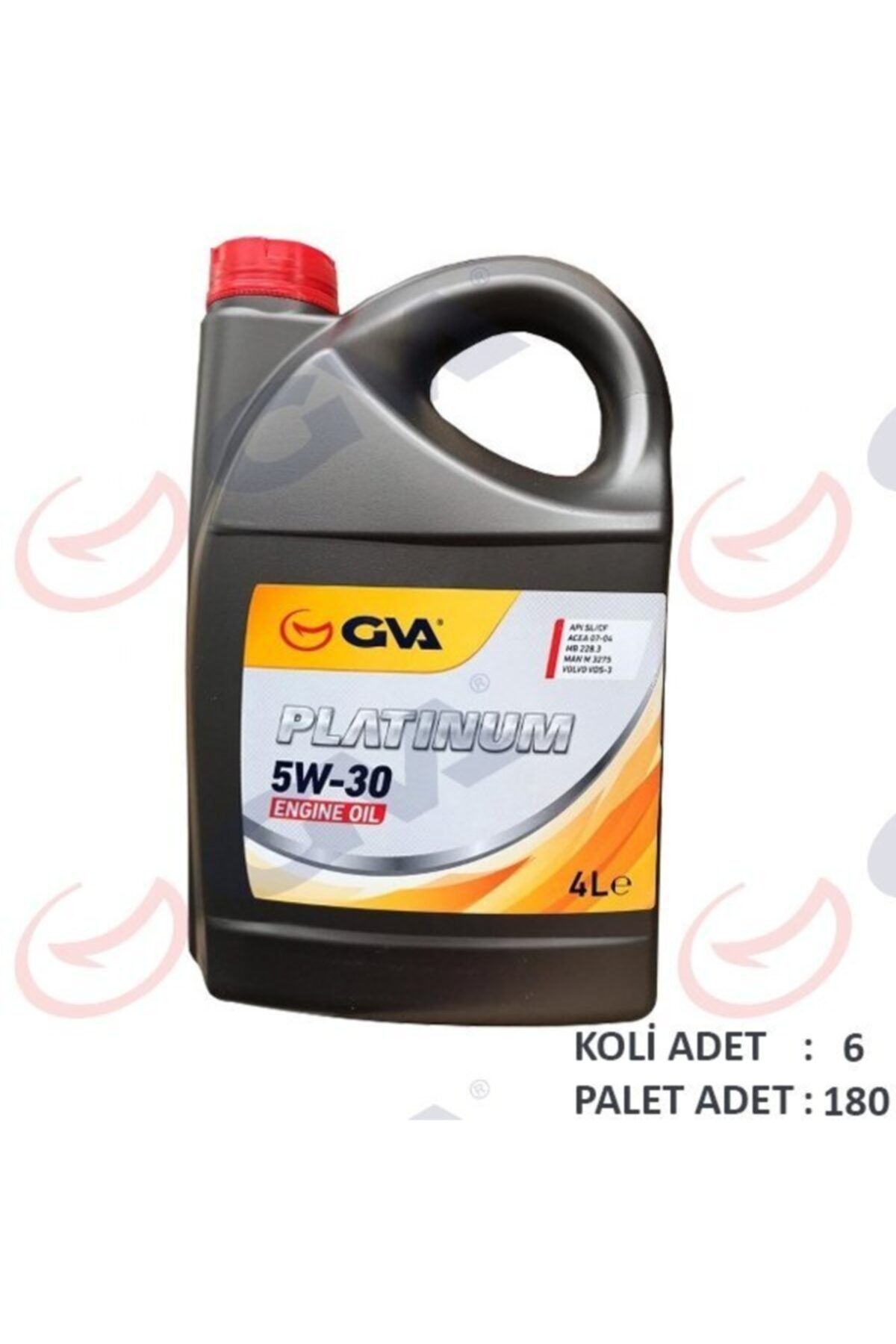 GVA Motor Yağı 5w30 4 Lt Platınum Tam Sentetik Apı Sl/cf