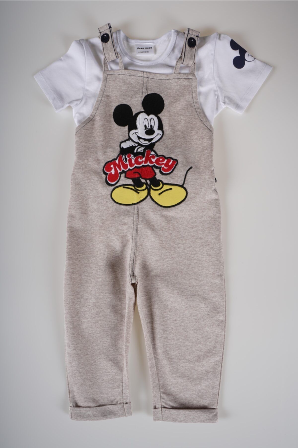 MİNİKO KİDS Yeni Sezon Mickey Tişört Salopet Tulum