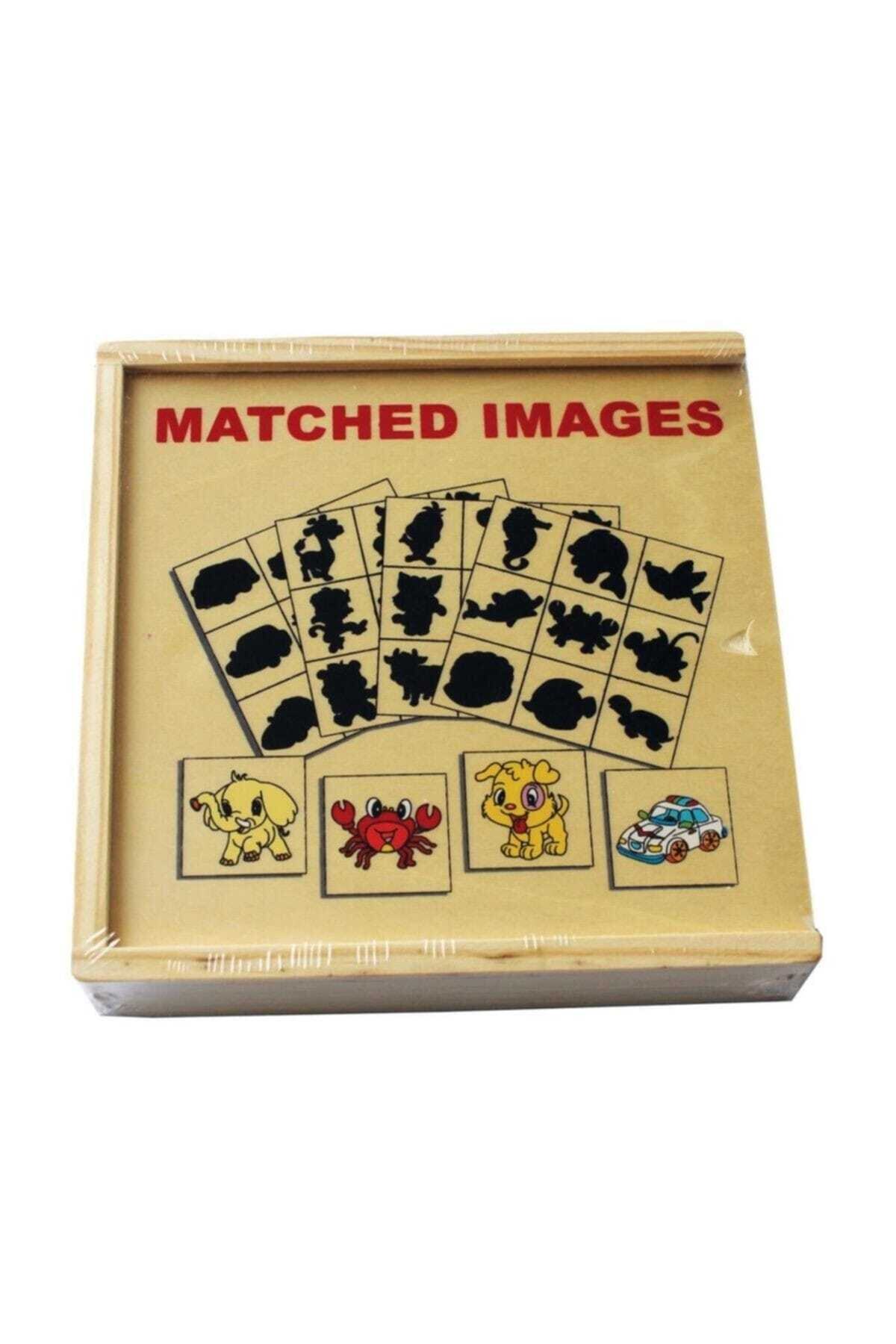Toptoys Ahşap Puzzle Gölge Eşleştirme-1