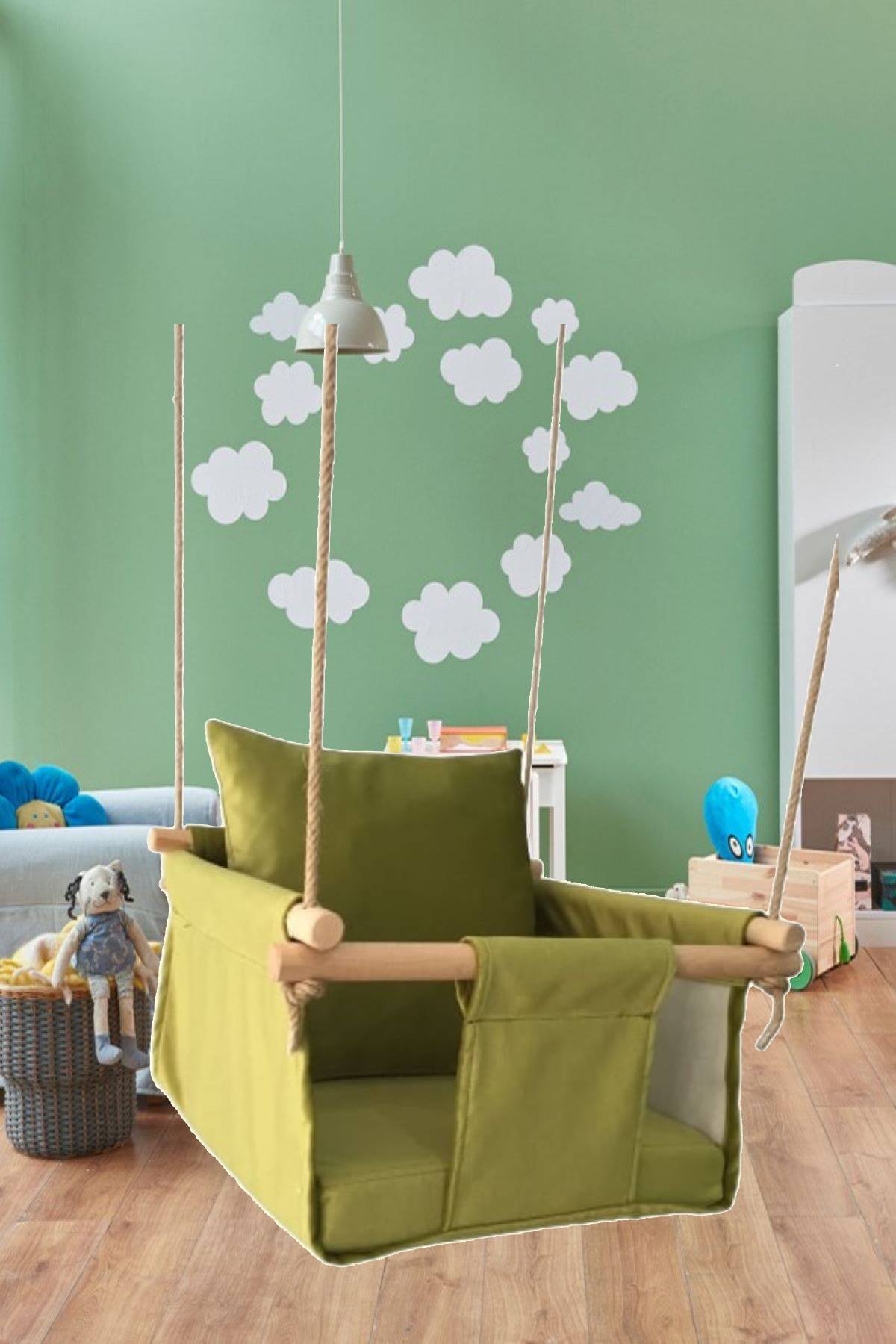Nisahometeks Taytüyü Çocuk & Bebek Salıncağı (YEŞİL)