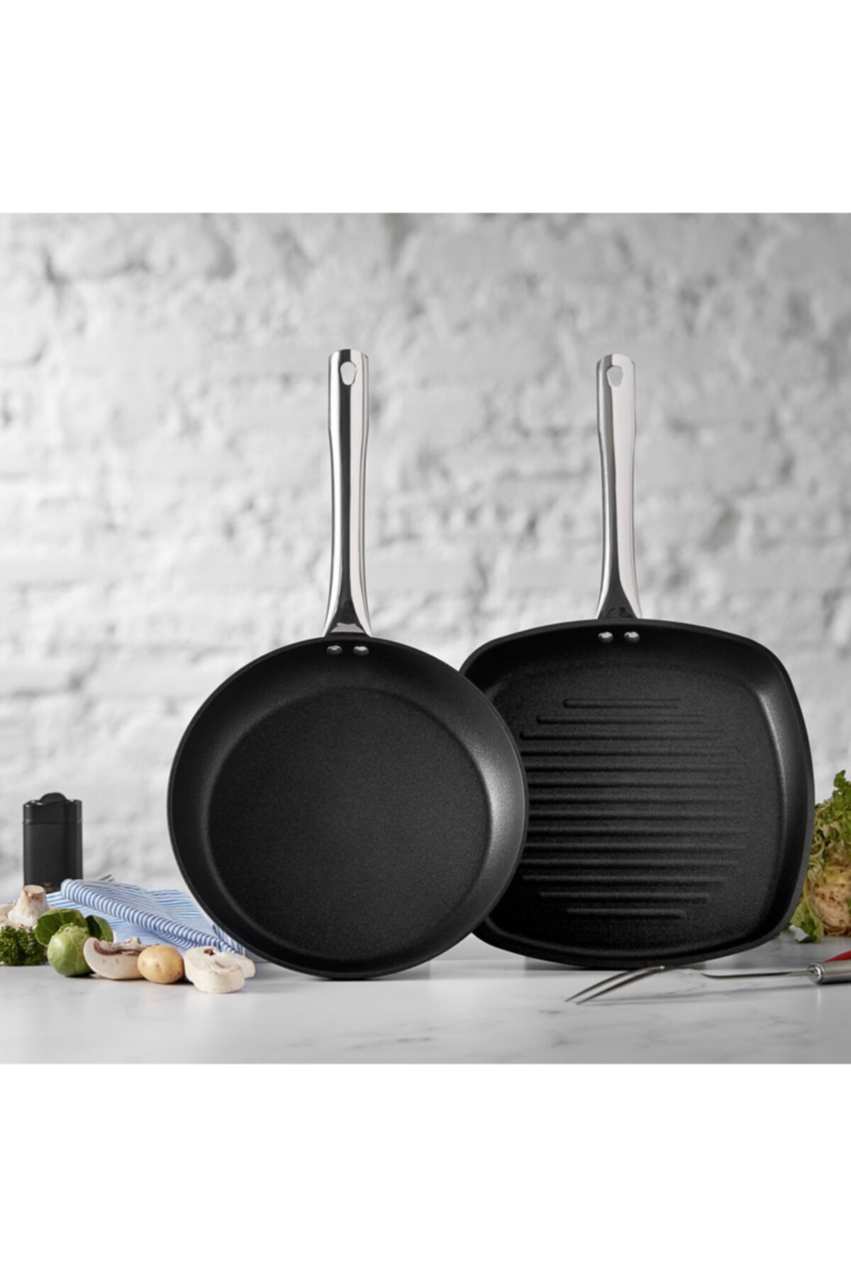 karaca bio diamond master grill tava set fiyati yorumlari trendyol