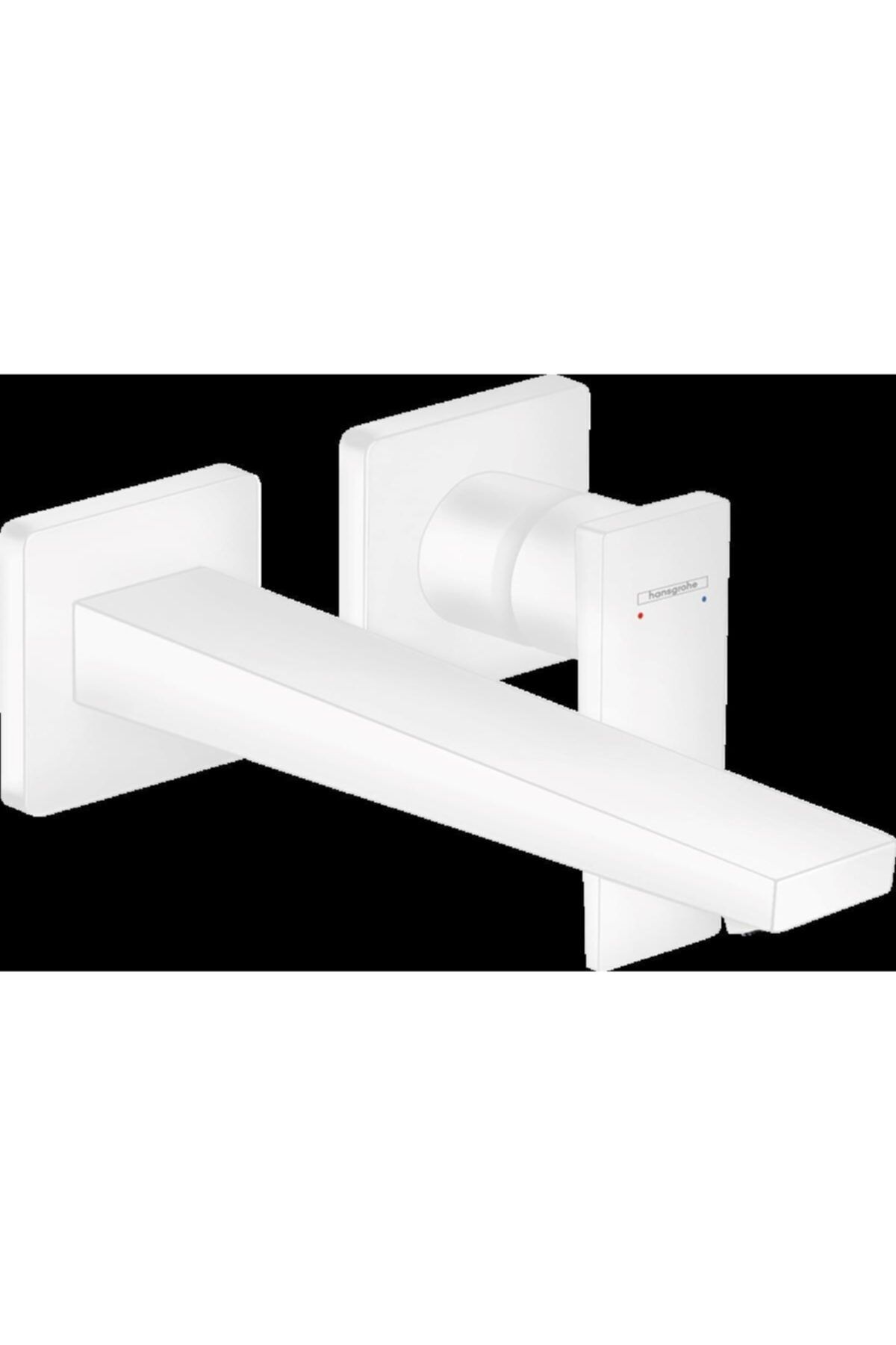 Hansgrohe Metropol Tek Kollu Lavabo Bataryası Çubuk Volan, Ankastre Duvara Monte, 22.5 Cm Gaga Ile Satin Beyaz