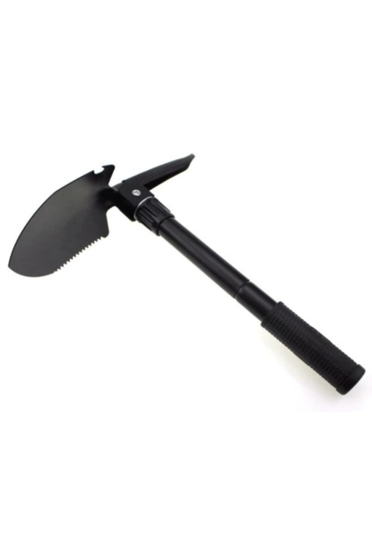 Modauyum Portatif Taşınabilir Çantalı Mini Kazma Kürek Çapa Seti (pusulalı) (3 Adet Ürün)