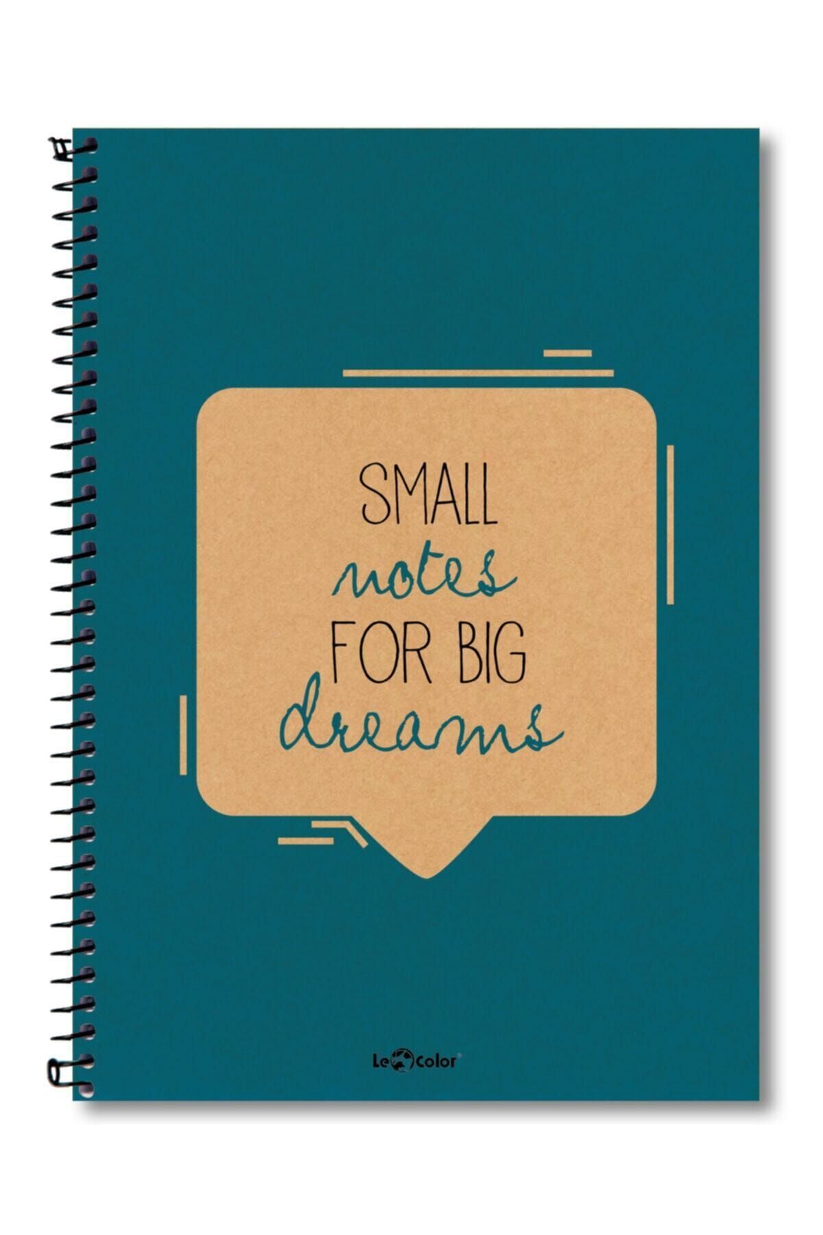 Le Color Eco Kraft Sp 17X24 Mavi Düz Defter
