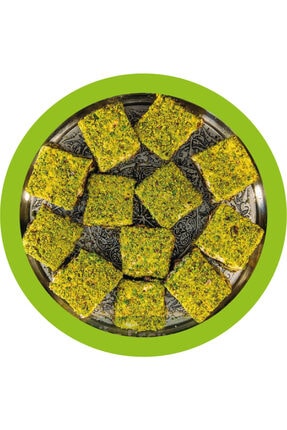 Antep Fıstıklı Çikolatalı Baklava Lokum / 500 Gr Image 0