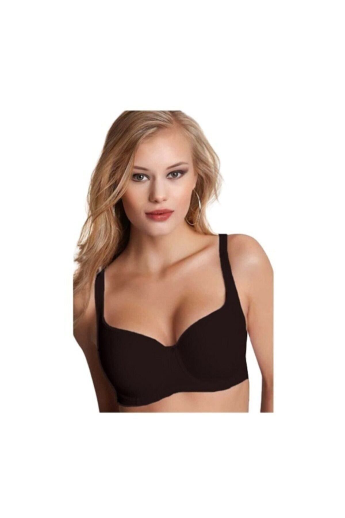 Penti Black Nu Basic Covered Seamless Non-Wireless Bra - Trendyol