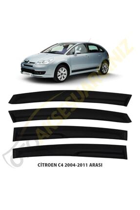 Citroen C4 Hb 2004 - 2011 Arası Cam Rüzgarlığı 4 Lü Takım Image 0