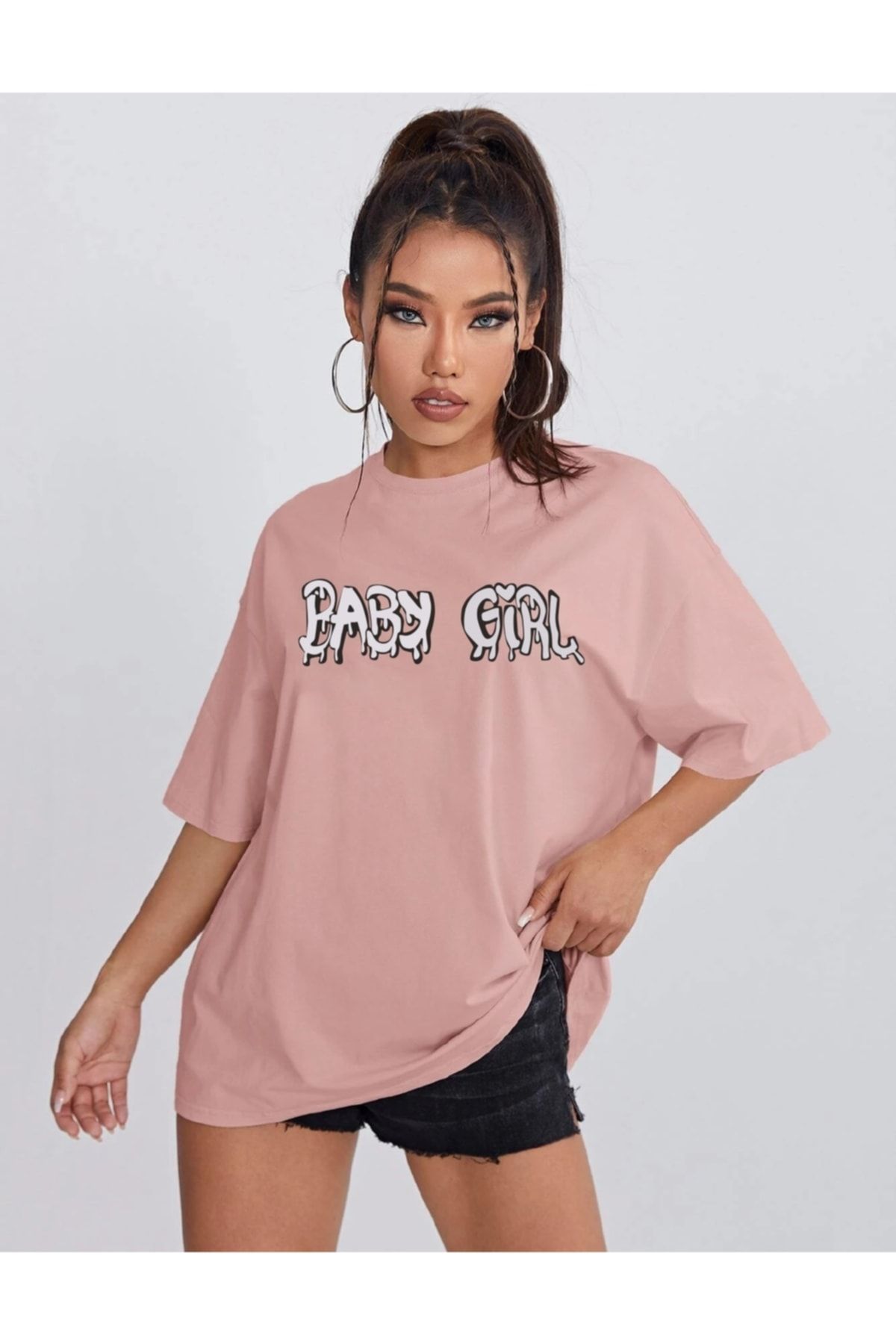 Baby girl hot sale oversized t shirt
