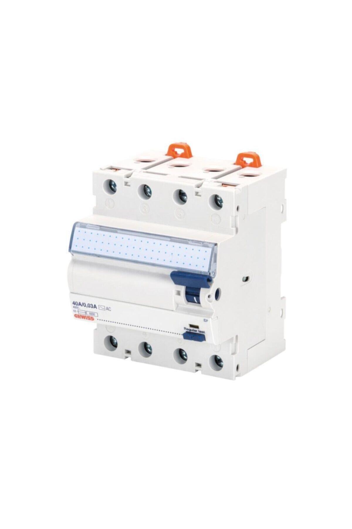 Gewiss 4x63 30 Ma Kaçak Akım Rölesi