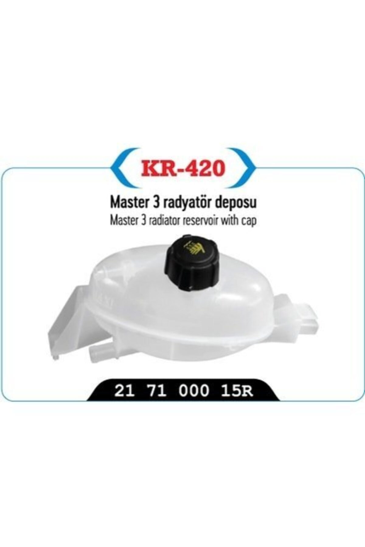 KAYA PLASTİK Master 3-ııı Radyatör Yedek Su Deposu (2.3dci M9t)