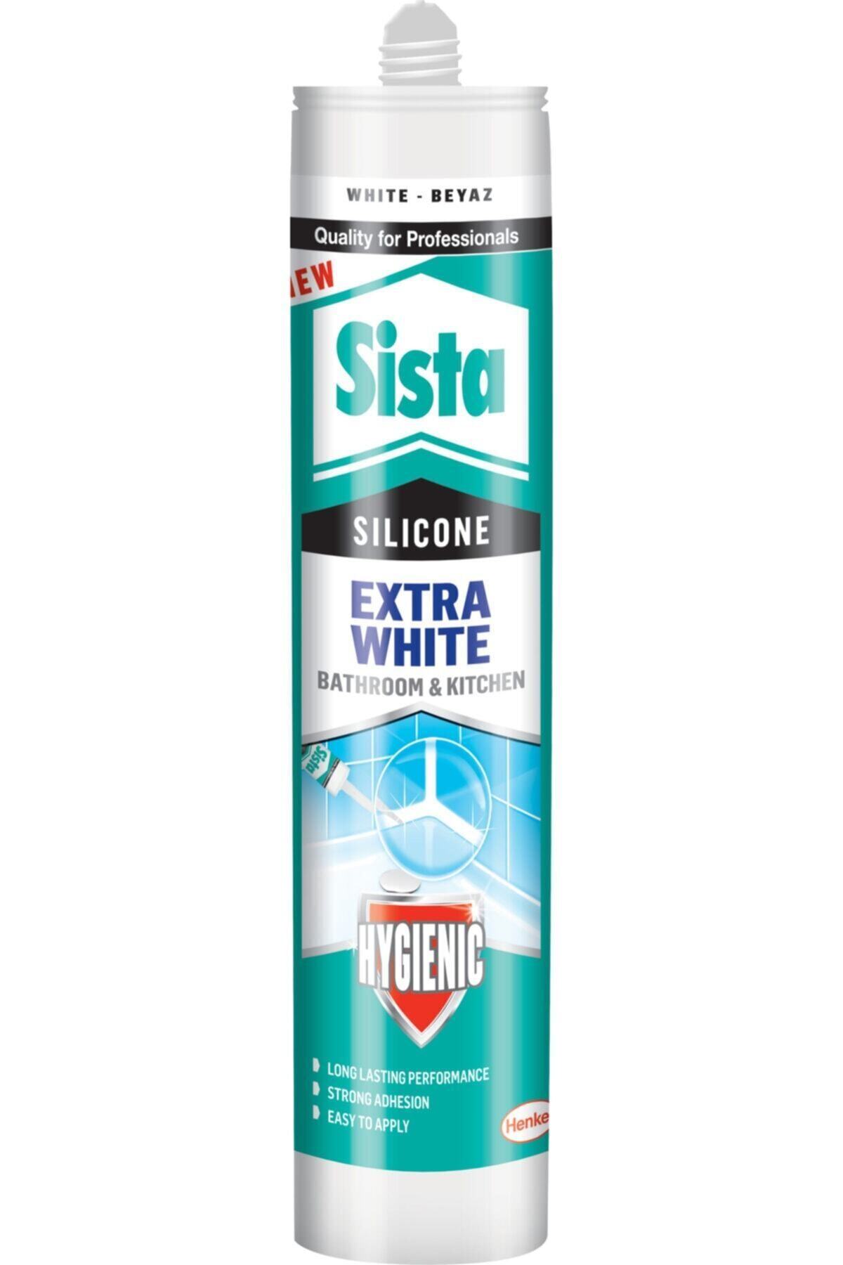 Sista Extra White Beyaz Duşakabin Silikonu 280 ml