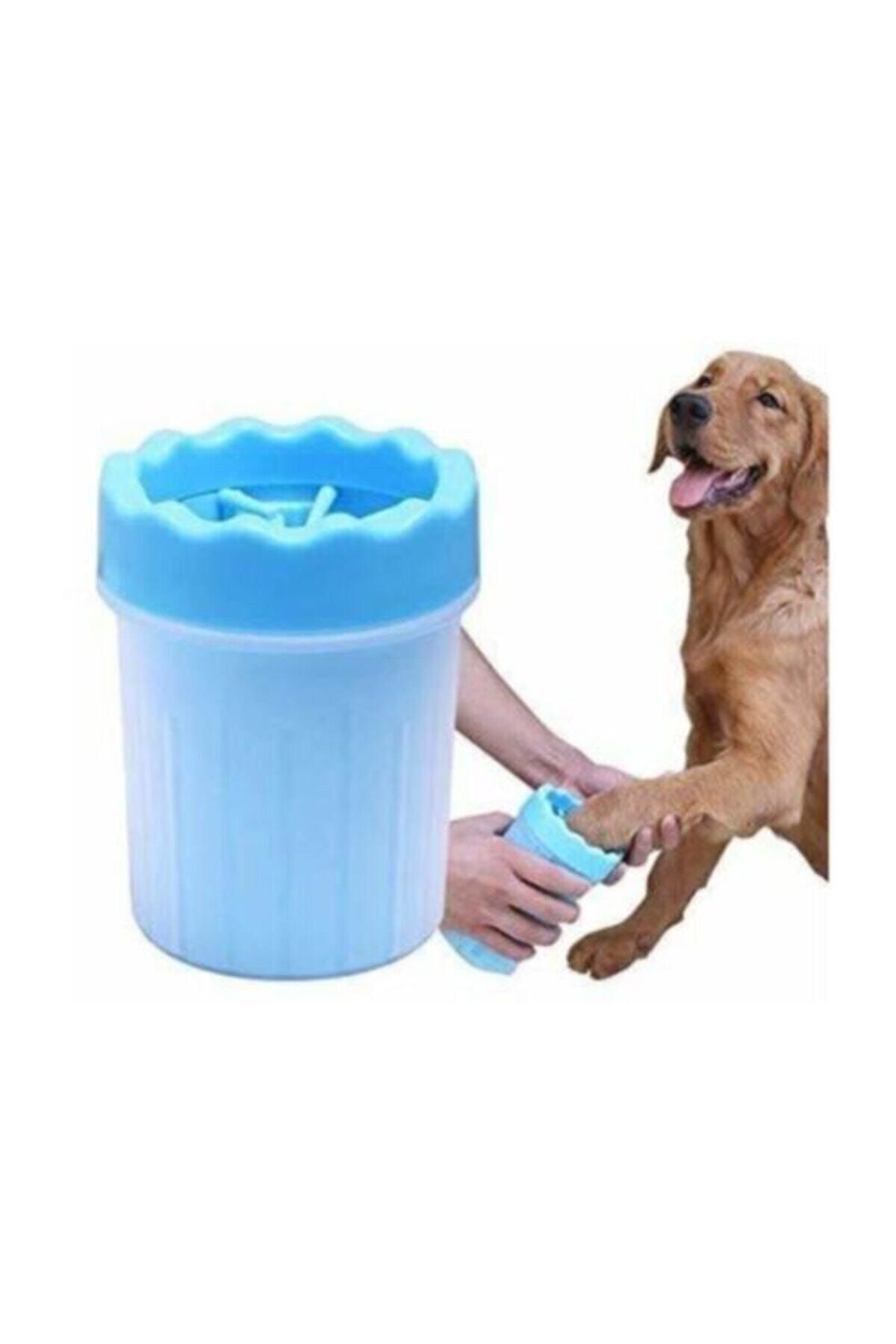 Palmiye Home Silikon Jel Fırçalı Kedi Köpek Pati Ayak Yıkama Kovası (büyük)