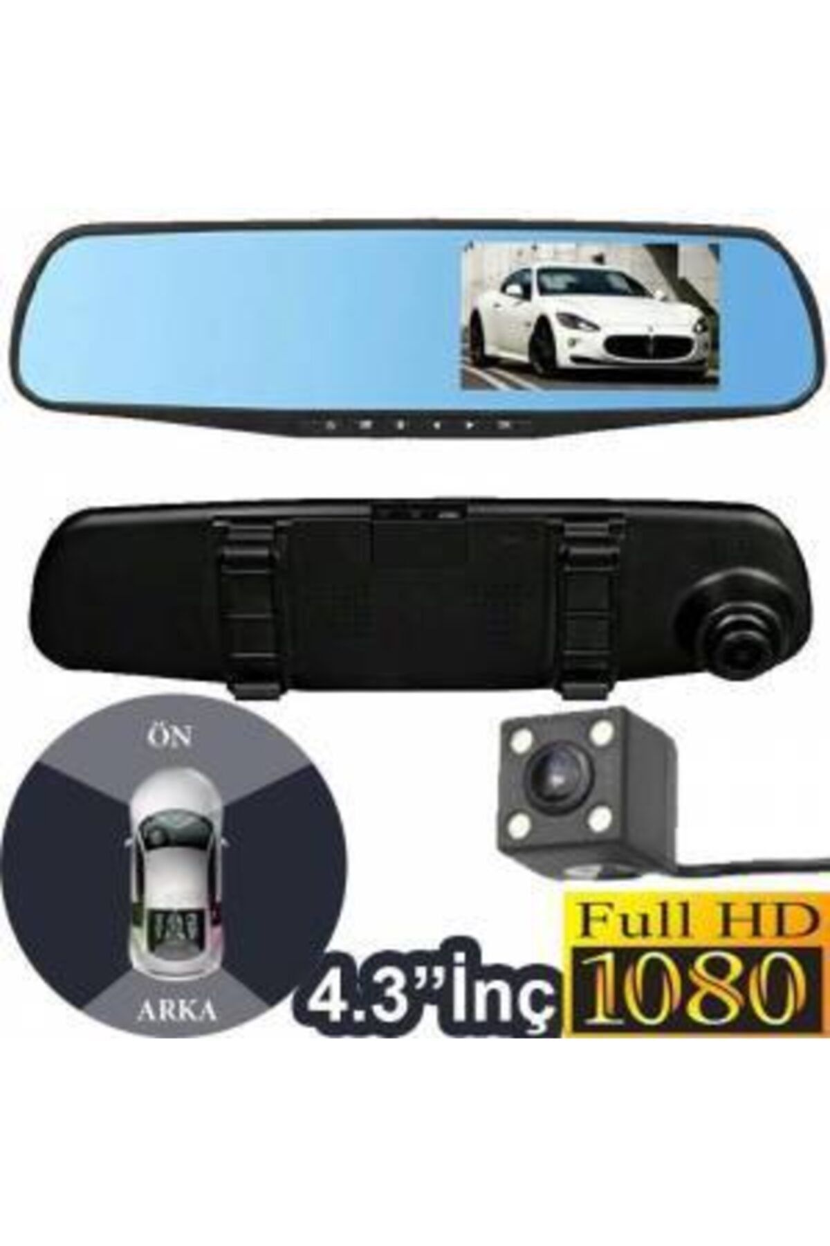 mobitell full hd geri gorus kamerali sensorlu 4 3 ic dikiz ayna fiyati yorumlari trendyol