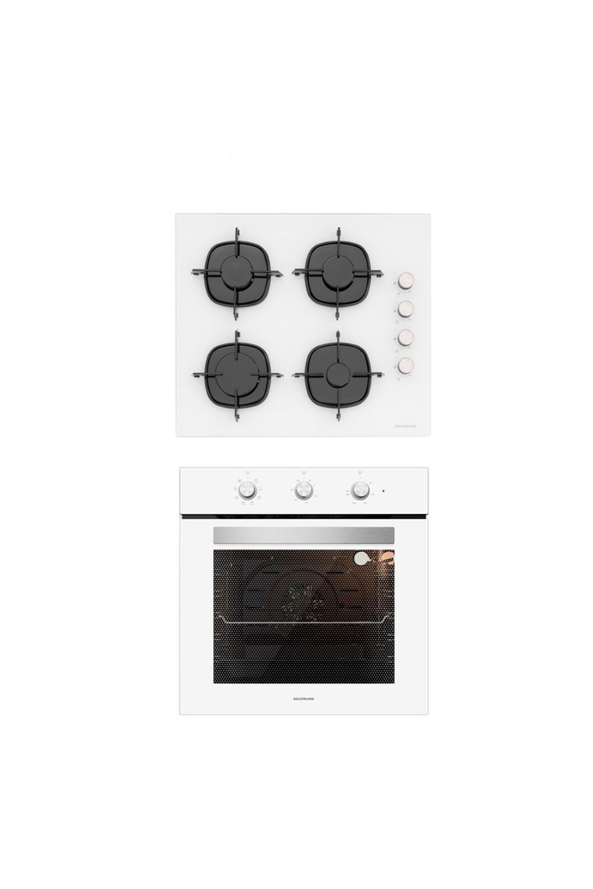 Silverline Beyaz 2'li Ankastre Set (CS5335W01+BO6503W01)