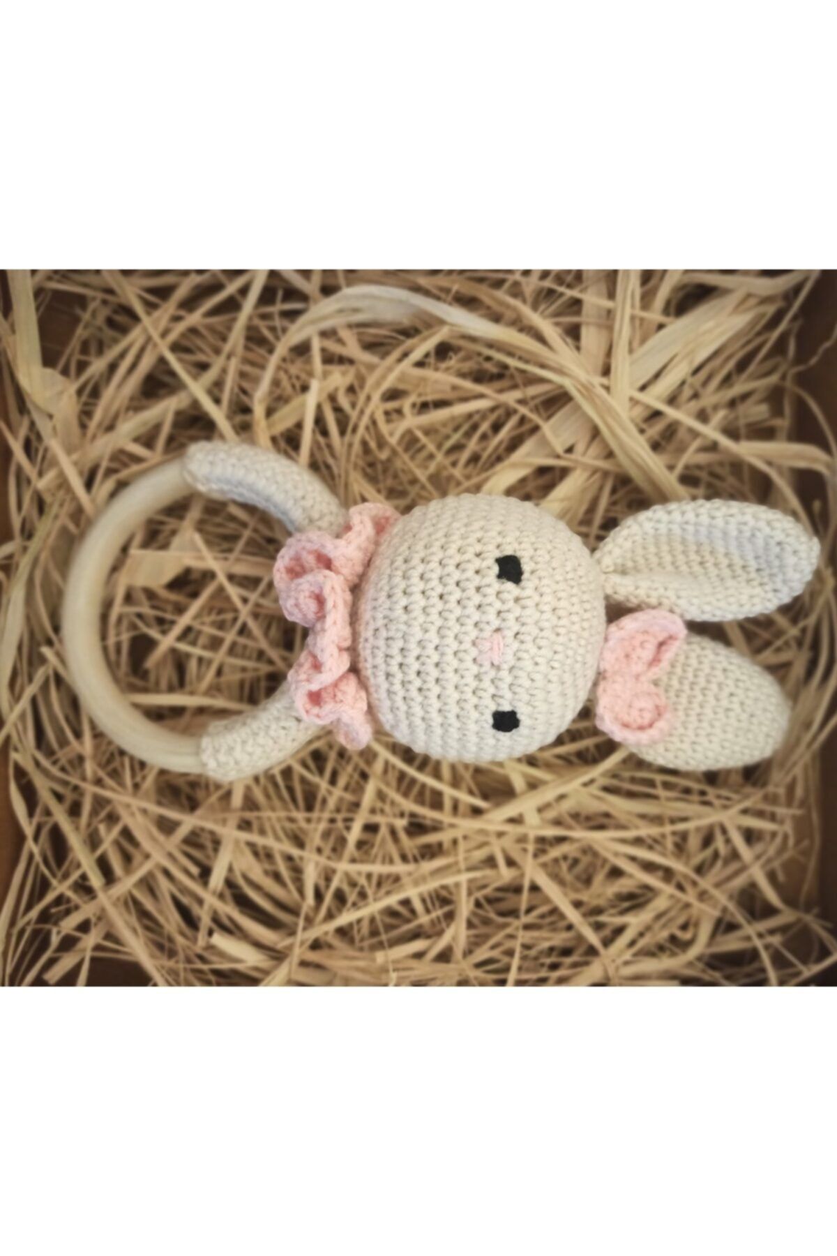Natural Gift and Boxes Kız Bebek Amigurumi Çıngırak