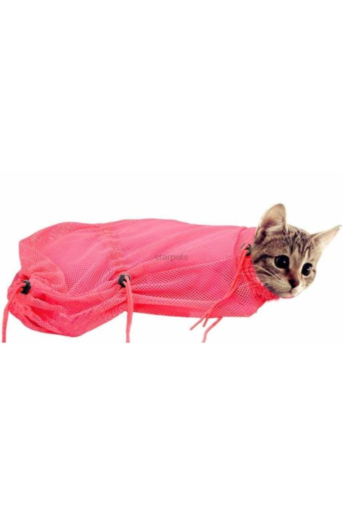 Ankaflex Kedi Filesi Yıkama Eldiveni Torbası Mesh Pet Kedi Yıkamak Tırnak Kesmek Için File Torba Eldiven