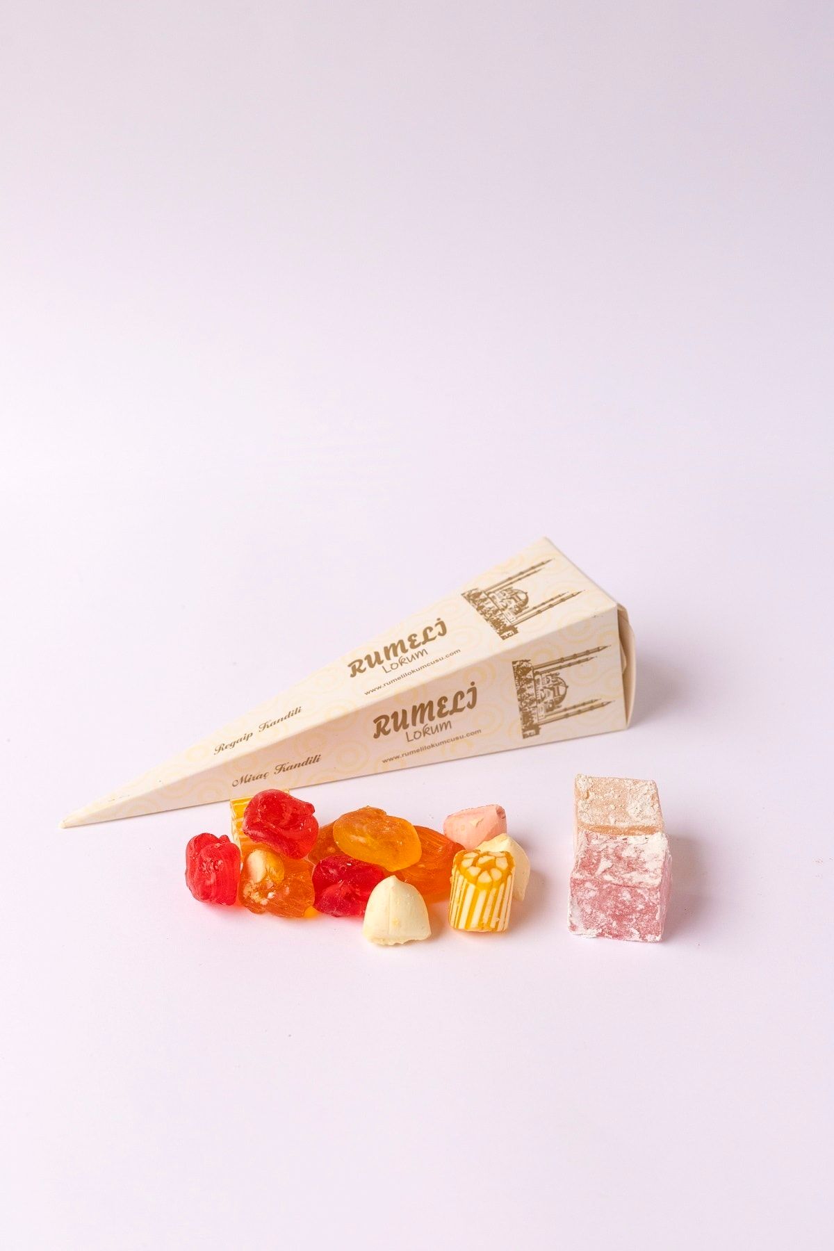 Rumeli Lokumcusu 30 Adet Külah Mevlüt Şekeri / Lokumu 100gr