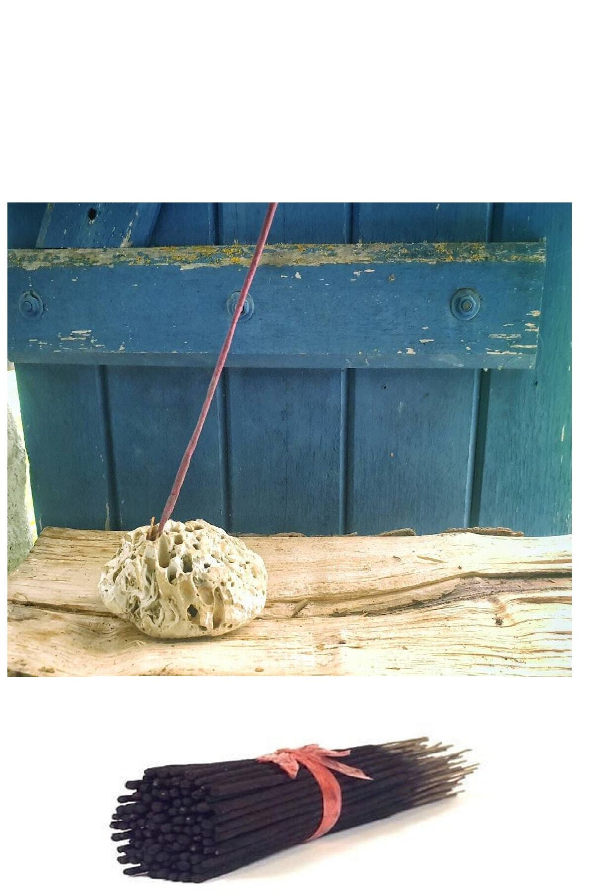 PİRAMİGO Hagstone Fantastik Cadı Taşı Tütsü Tutacağı Ve 20 Çubuk Aromatik Tütsü Hediyeli