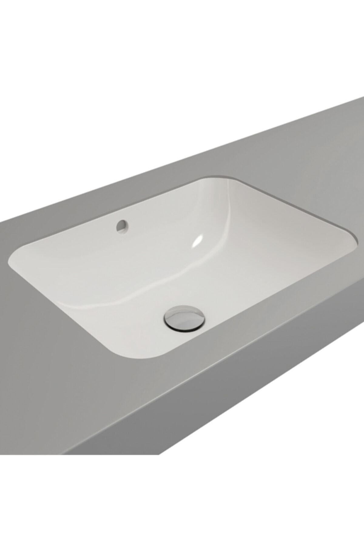 Hafele Lorna Lavabo Parlak Beyaz 550x410 Mm