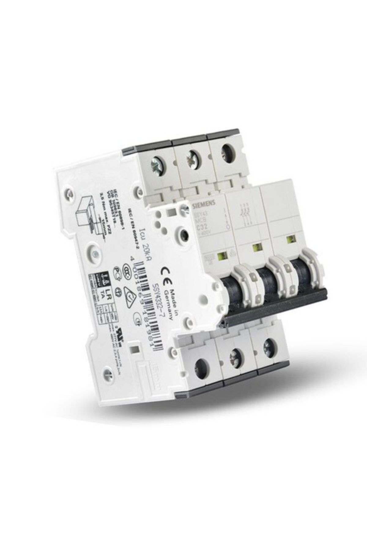 Siemens 3x100a 10ka C Tipi 70mm 3 Fazlı Anahtarlı Otomatik Sigorta Yavaş Karakterli