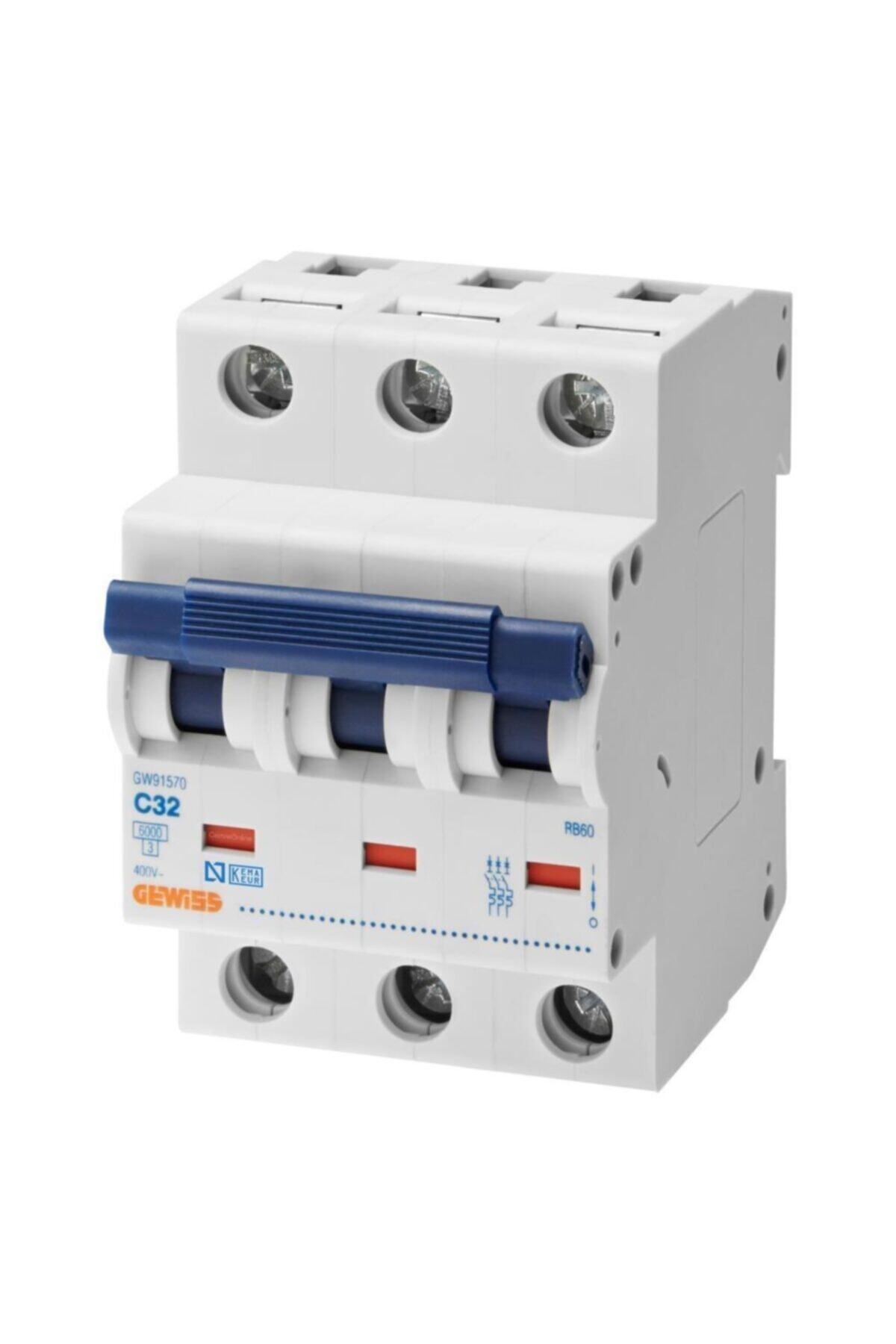 Gewiss 3x32a 6ka C Tipi Otomat