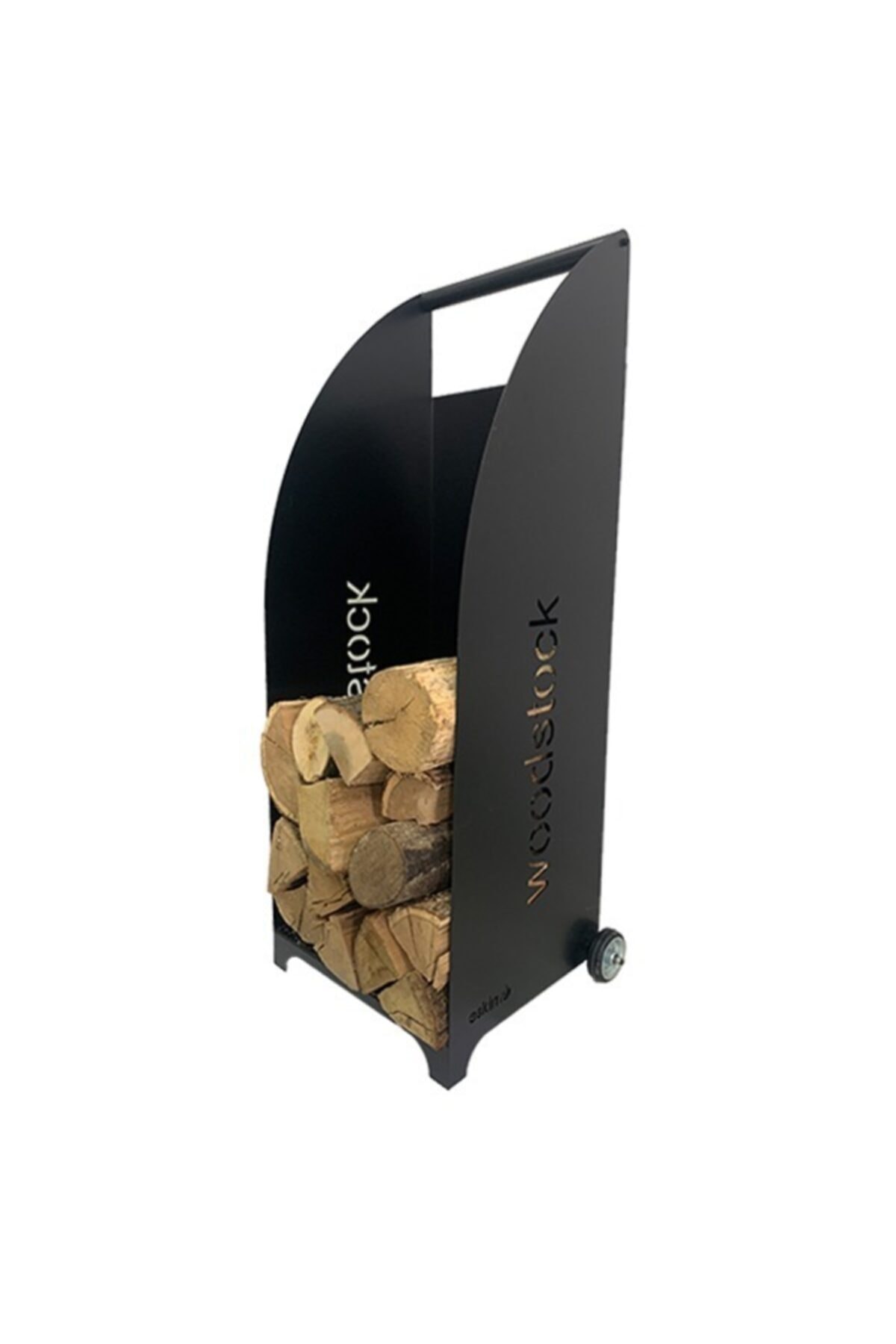 Eskimo Şömine Şömine Soba Tekerlekli Odunluk