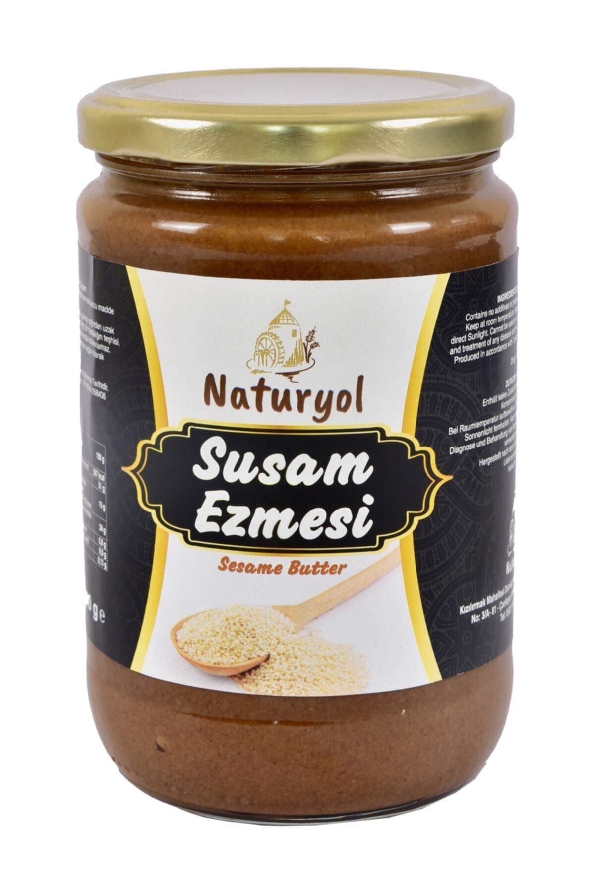 NATURYOL Susam Ezmesi 660 Gram (altın Susam - Manisa Usulü)