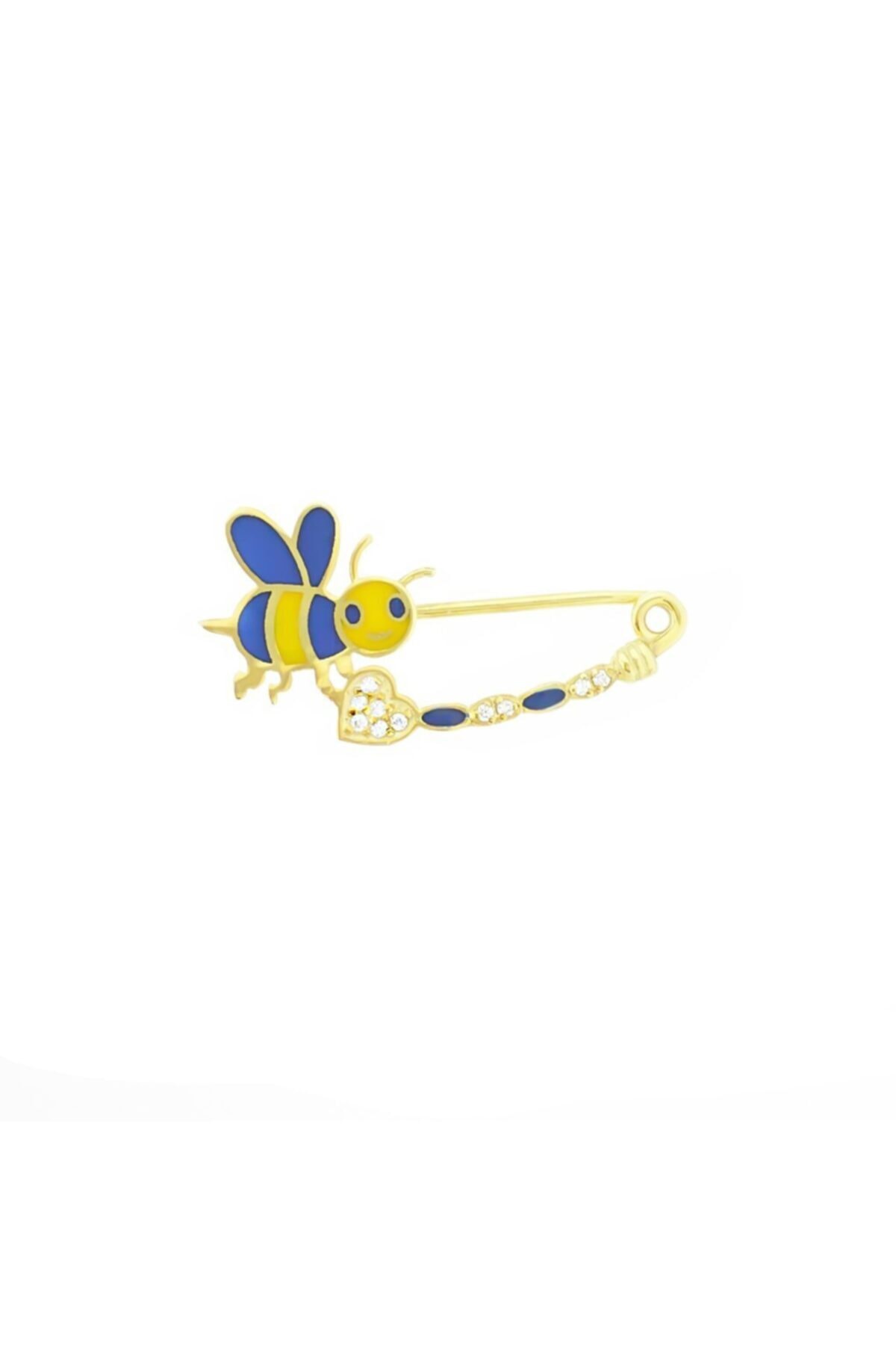 Valentine Diamond Taşlı Arı  Bebek Iğnesi