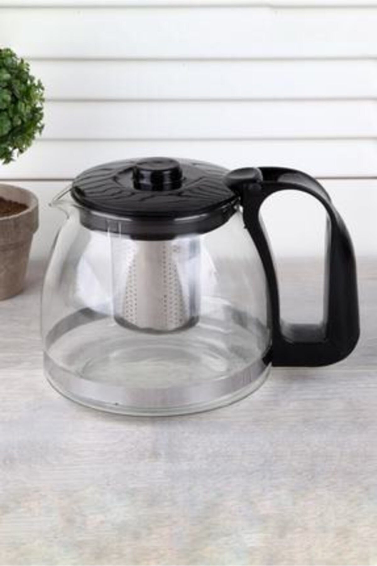 Perotti Süzgeçli Cam Demlik 1250 ml