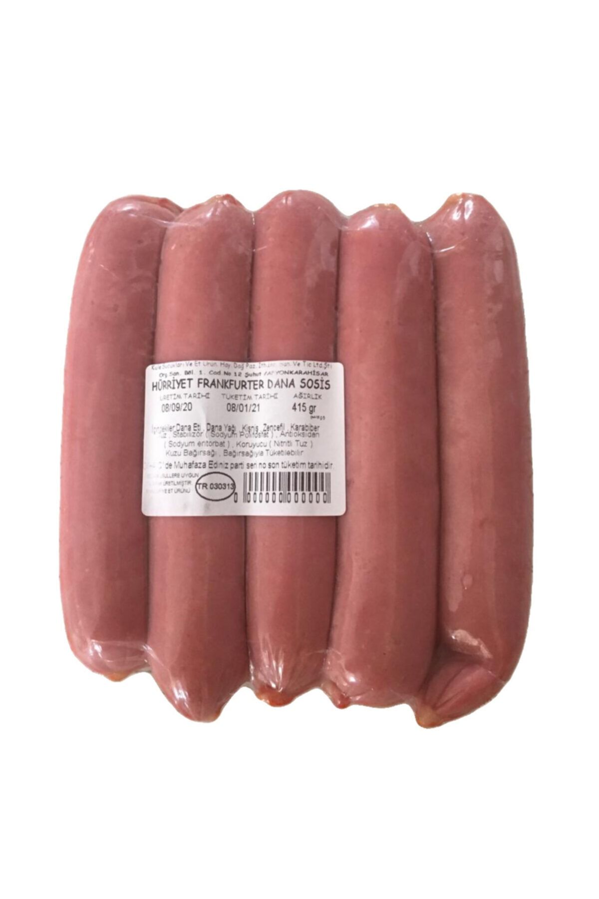 HÜRRİYET Frankfurter Dana Sosis 400-500 Gr