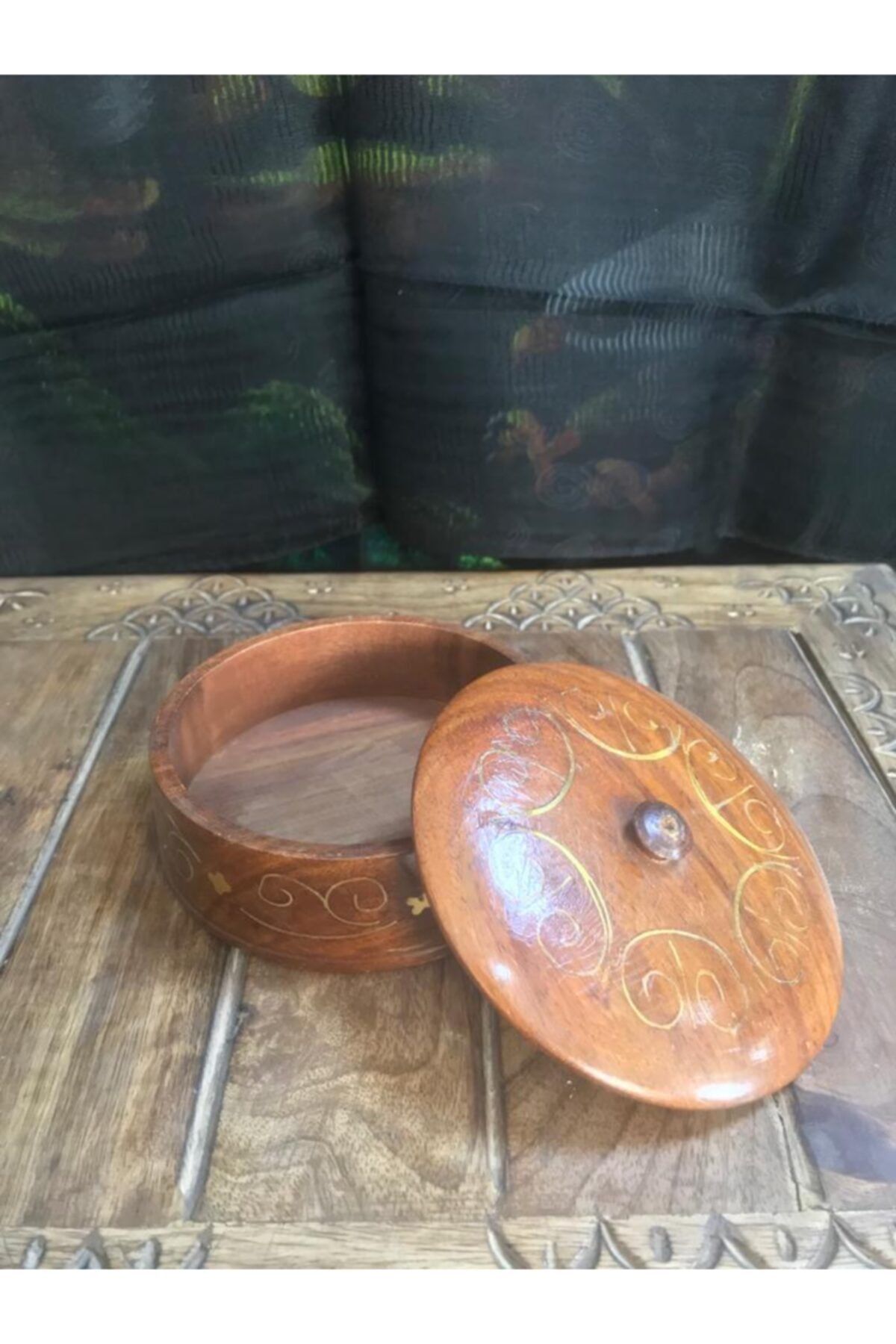 CAN OTANTİK NOSTALJİ MAĞAZASI Ahşap Şekerlik