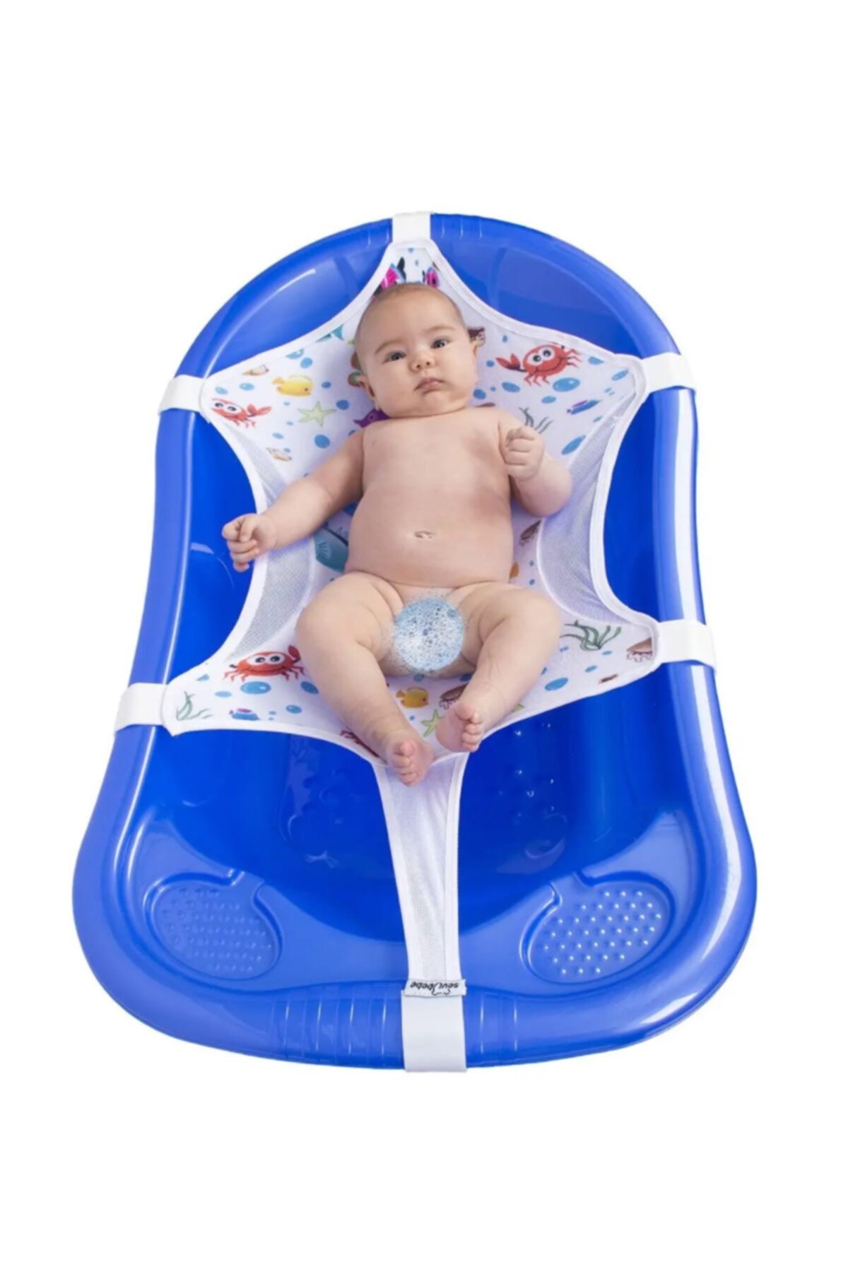 Sevi Baby Desenli Havlu Bebek Banyo Filesi