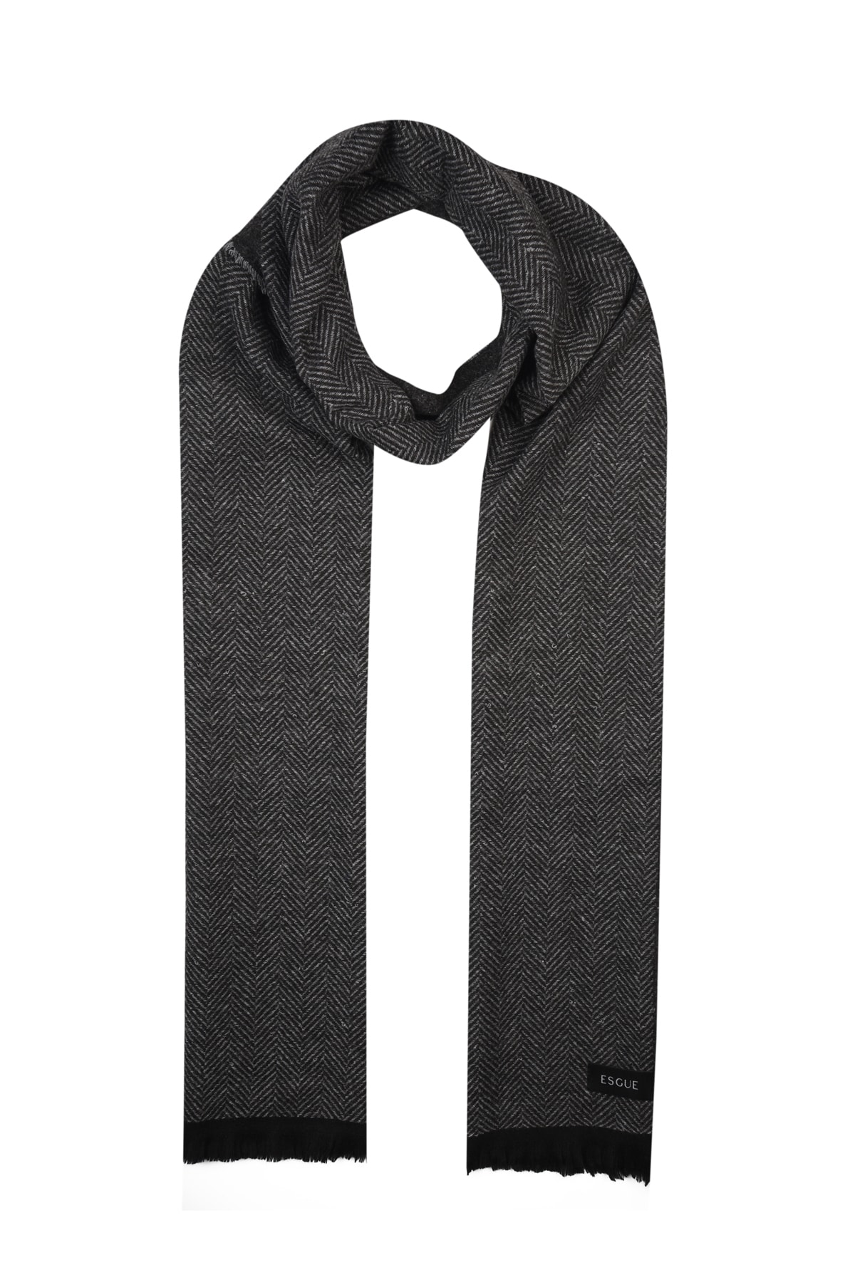 Esgue Viskon Antrasit Erkek Atkı